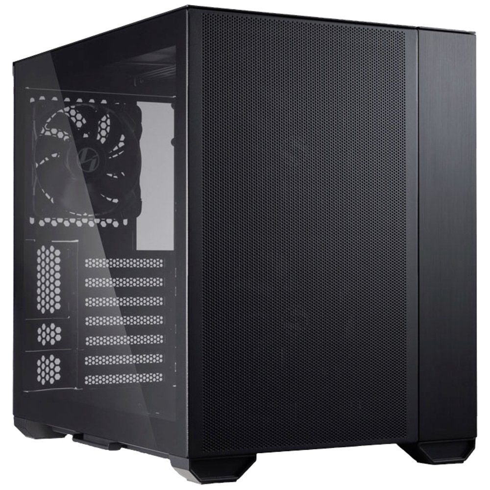 Lian Li PC-Gehäuse Lian Li O11 AIR MINI BLACK Midi-Tower Gaming-Gehäuse, Gehäuse Schwarz