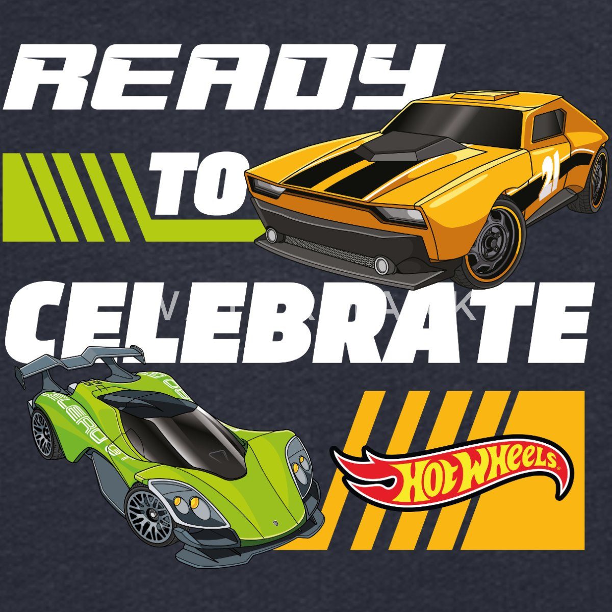 Spreadshirt Hoodie Hot Wheels Geburtstagsdesign Ready To Celebrate Kinder Premium Hoodie (1-tlg)