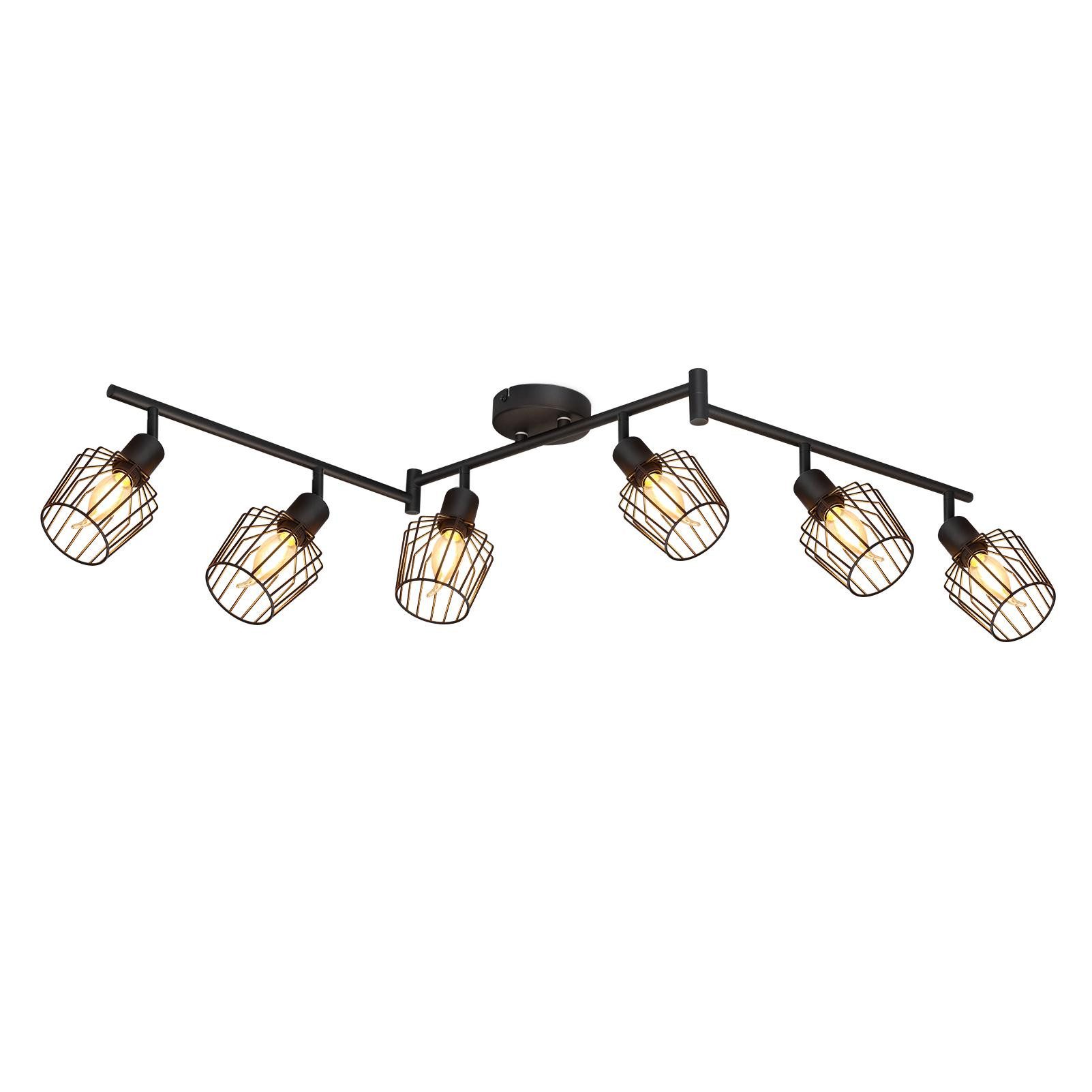 Nettlife LED Deckenspots Schwarz Weiß E14 günstig online kaufen