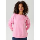 Aniston CASUAL Sweatshirt hinten mit Applikationen, Stickerei und Schriftzügen