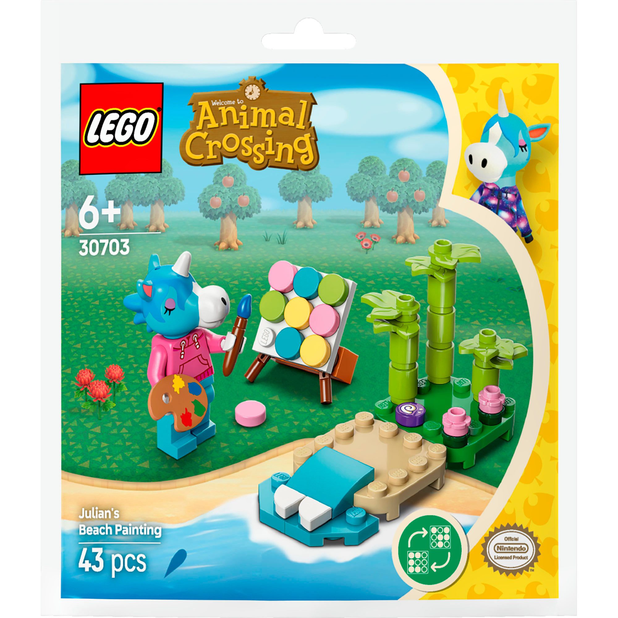 LEGO® LEGO Animal Crossing Jimmys Strandgemälde, Spielbausteine günstig online kaufen