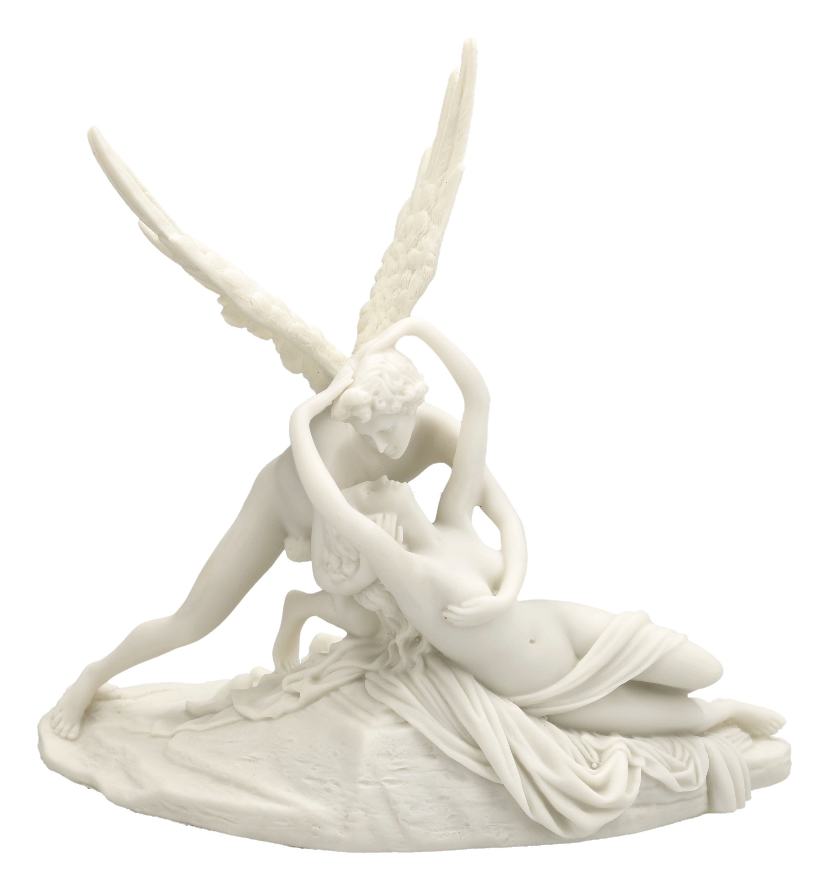 Figuren Shop GmbH Dekofigur Amor und Psyche Figur – Veronese Statue Liebespaar 18 cm Dekofigur