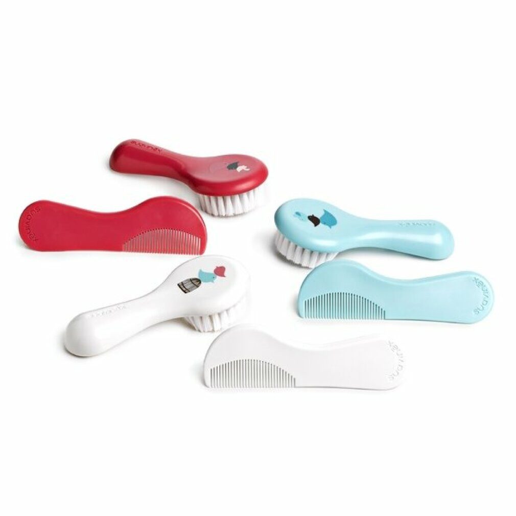 Suavinex Windeleimer Set Cepillo peine 0m Blanco