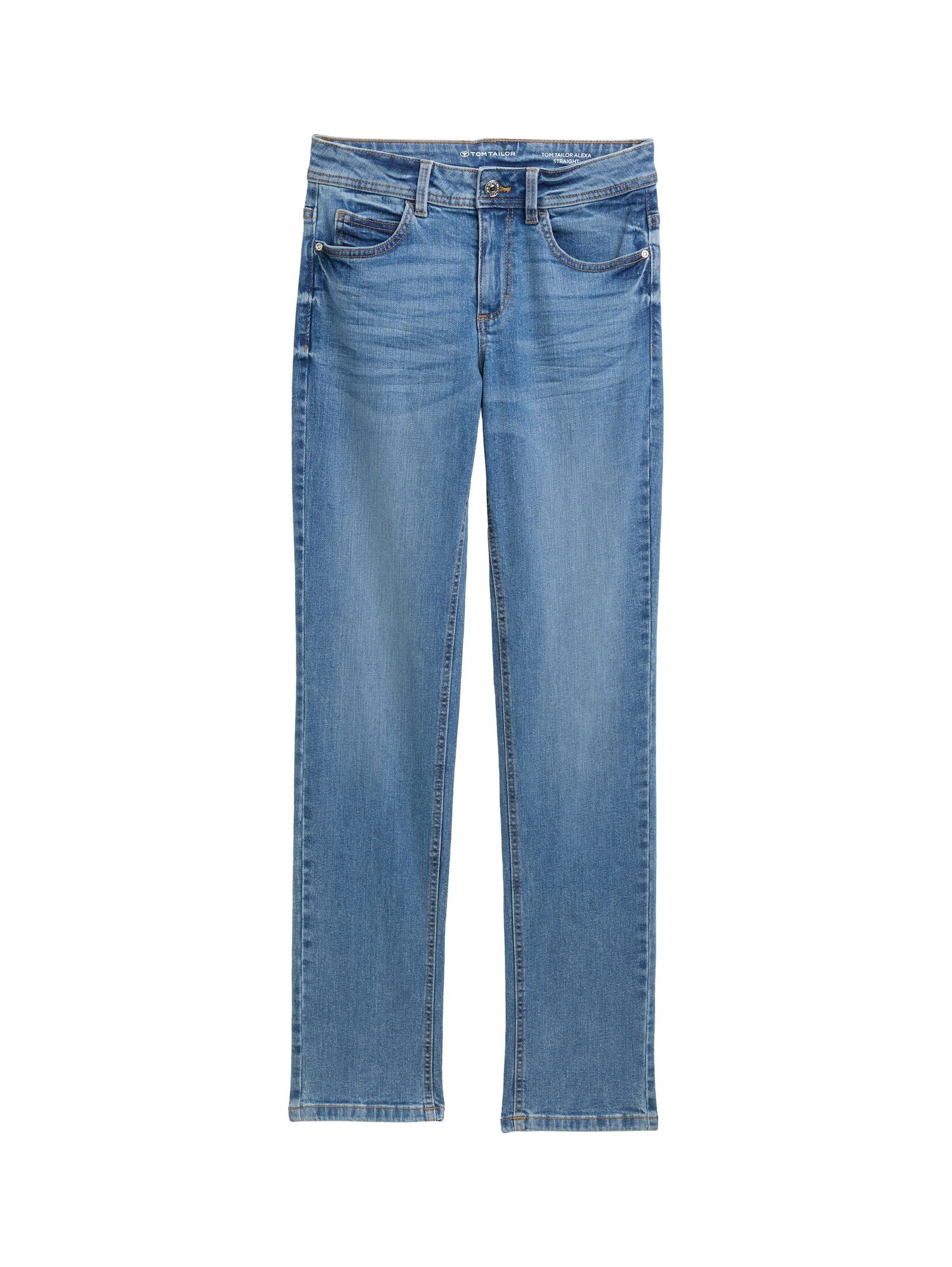 TOM TAILOR Straight-Jeans Jeanshosen TTALEXA STRAIGHT Jeans – Bild 3 von 5