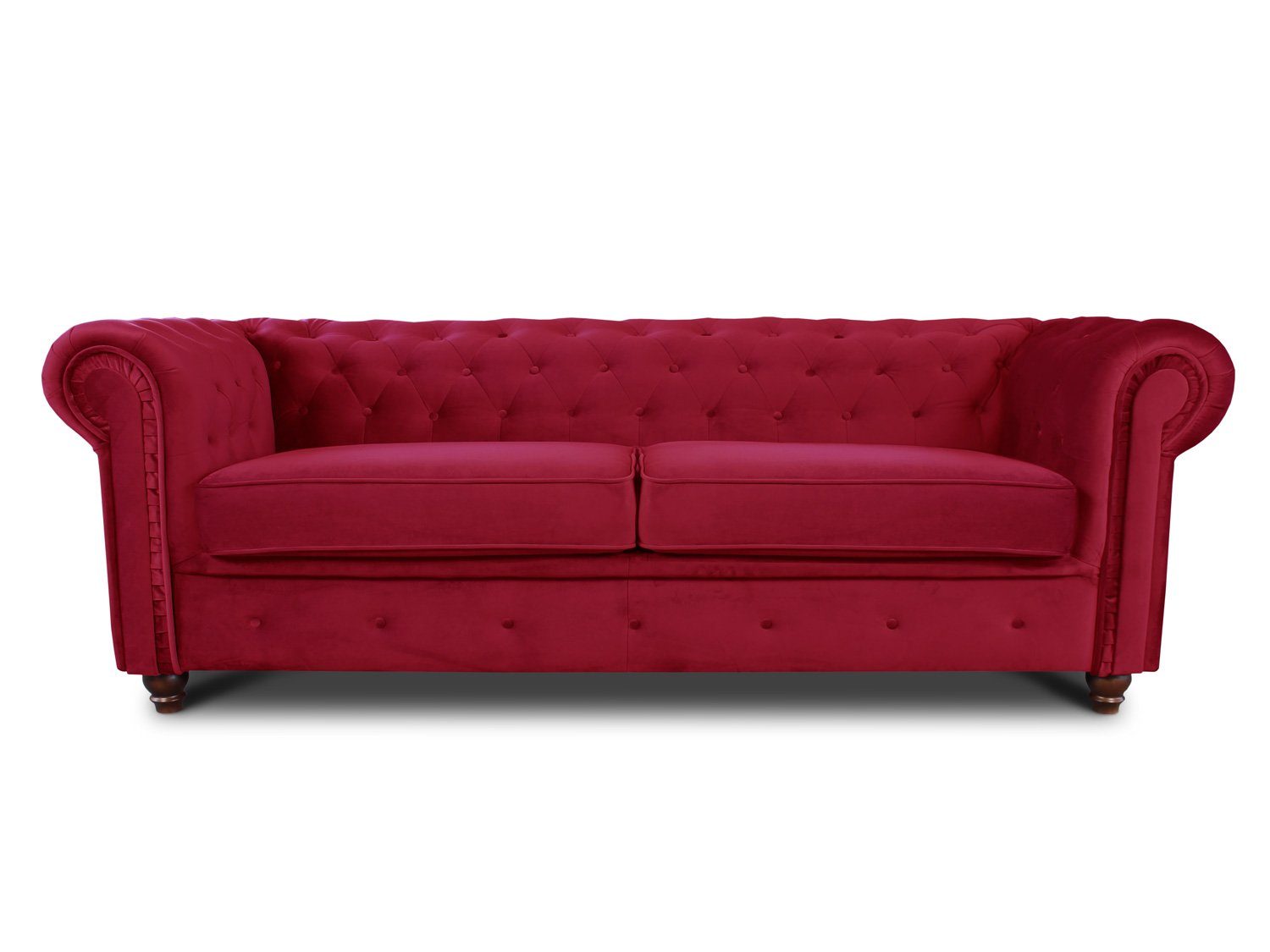 Sofa Sofa Asti Chesterfield 3-er, 3, Couch Sofagarnitur, Glamour Sofnet