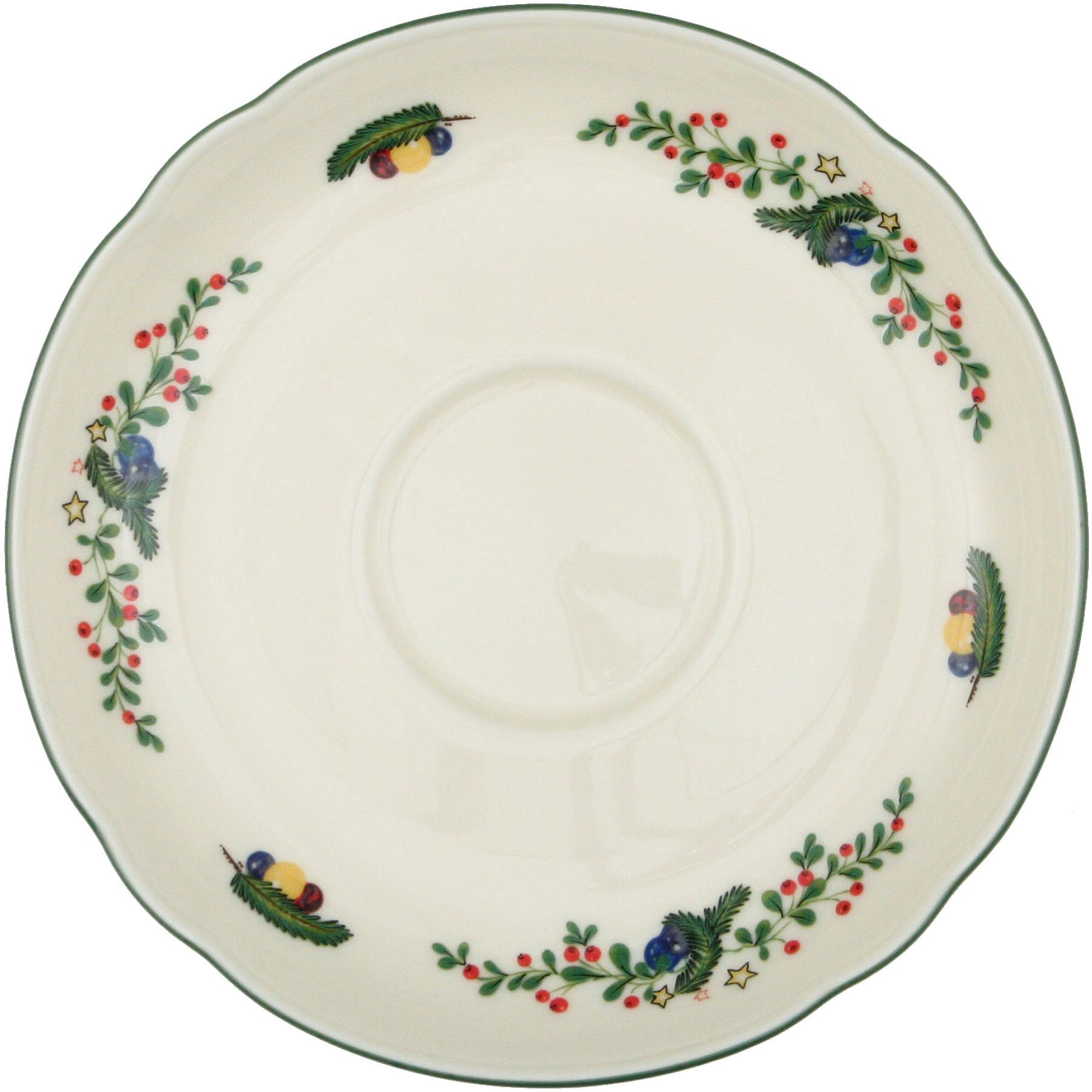 Seltmann Weiden Untertasse Marieluise Weihnachten, (1 St), Kombi-Untertasse 15 cm