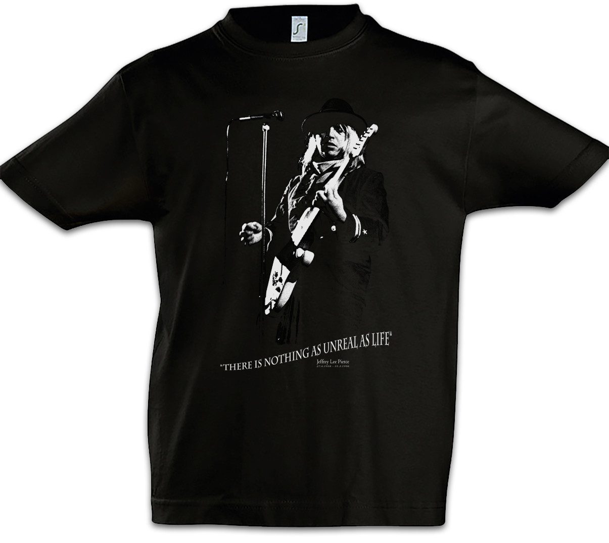 Print-Shirt Jeffrey Lee Pierce Retro Kinder T-Shirt The Memorial Gun Classic Club