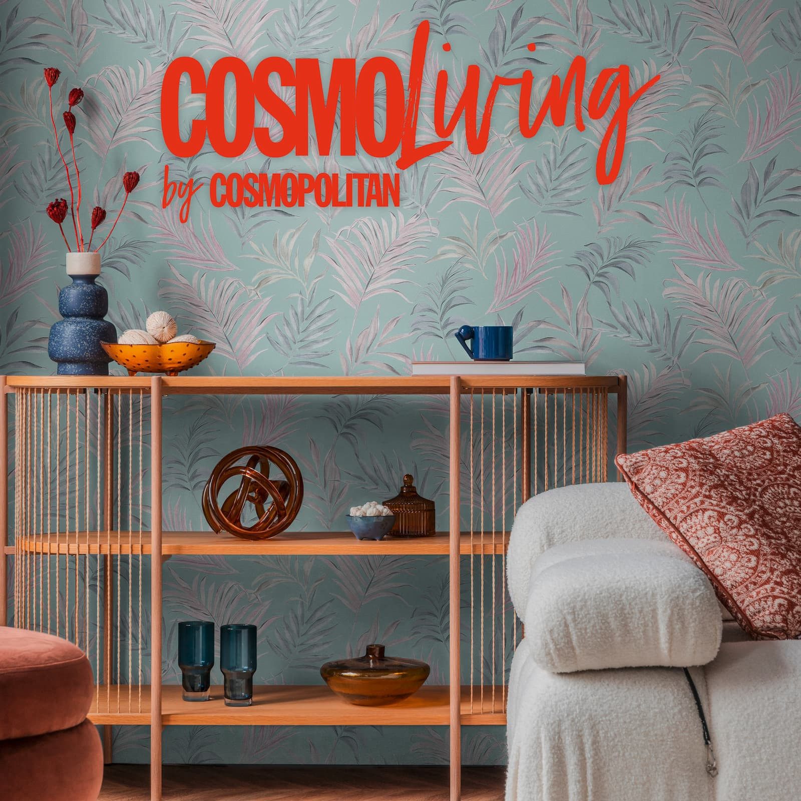 A.S. Création Vliestapete Tropen Blattmuster Blau günstig online kaufen