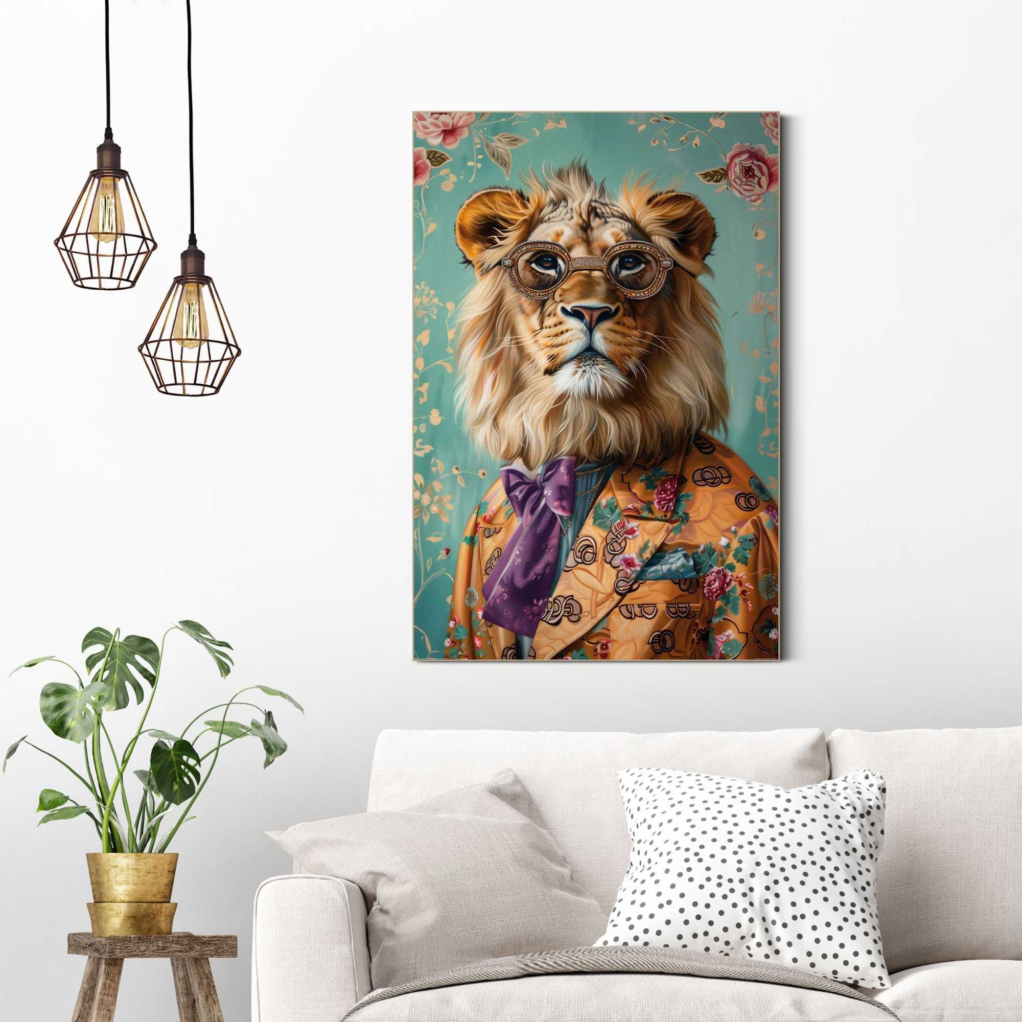 Reinders! Wandbild Dandy Lion Portrait günstig online kaufen