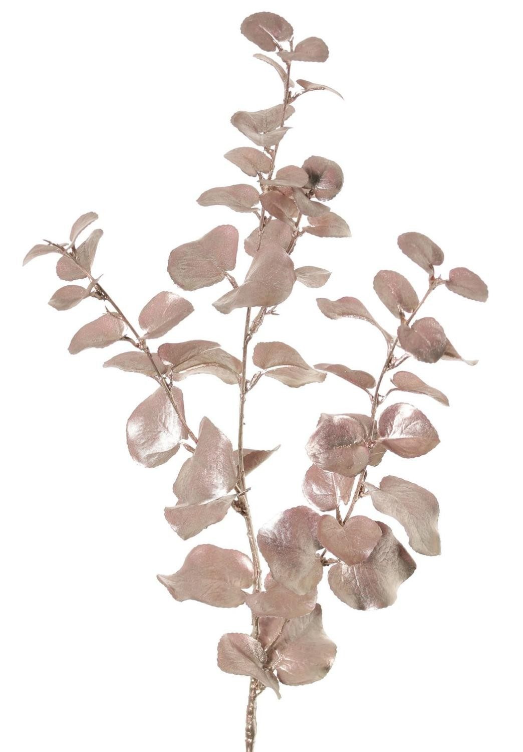 Kunstzweig Kunst Zweig Eukalyptus MALFHY, metallic-Hellrosa, 75cm Eukalyptus, artplants, Höhe 75.0 cm