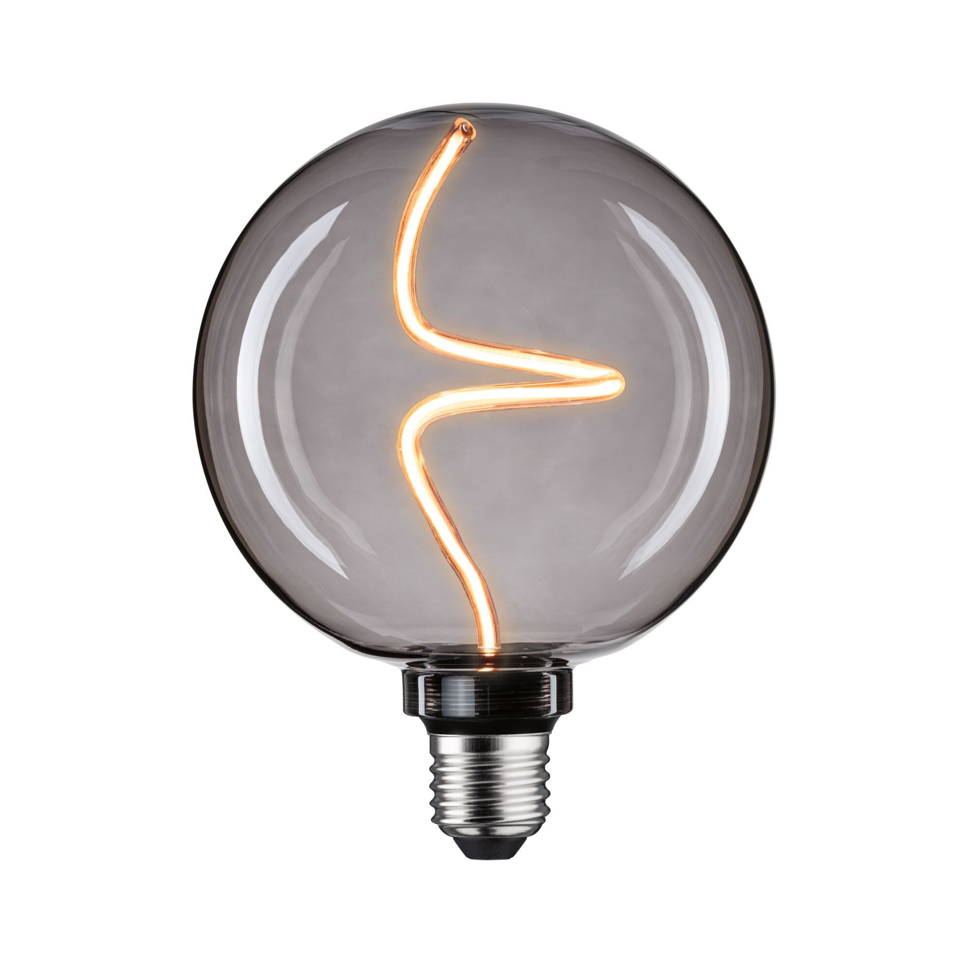 Paulmann LED-Leuchtmittel Floating Shine G125 V1 150lm 4W 1800K Smoke 230V, E27, 1 St. – Bild 4 von 5