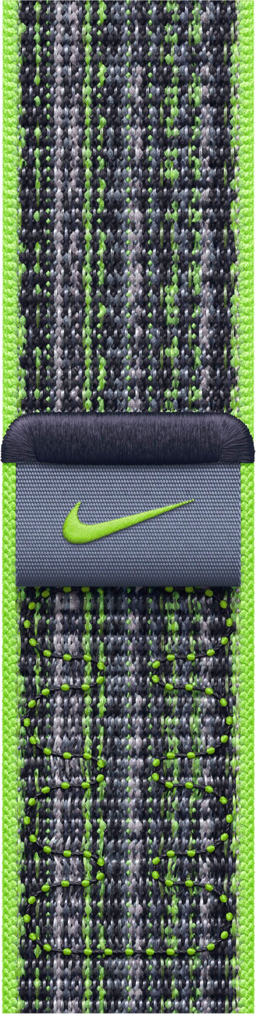Apple Sport 45 mm Nike Smartwatch-Armband Green/Blau Loop Bright