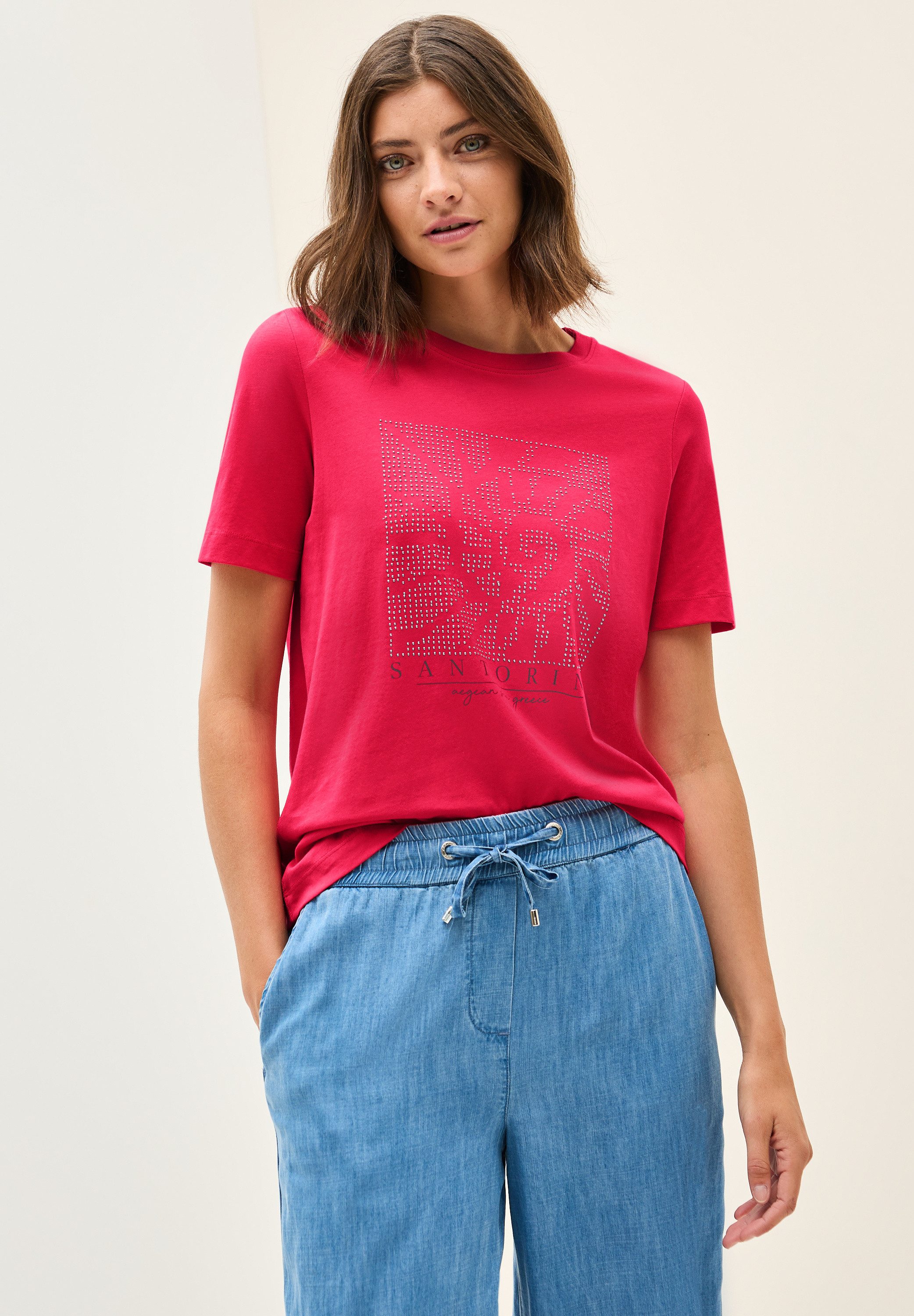 CECIL T-Shirt mit Schmucksteinen günstig online kaufen