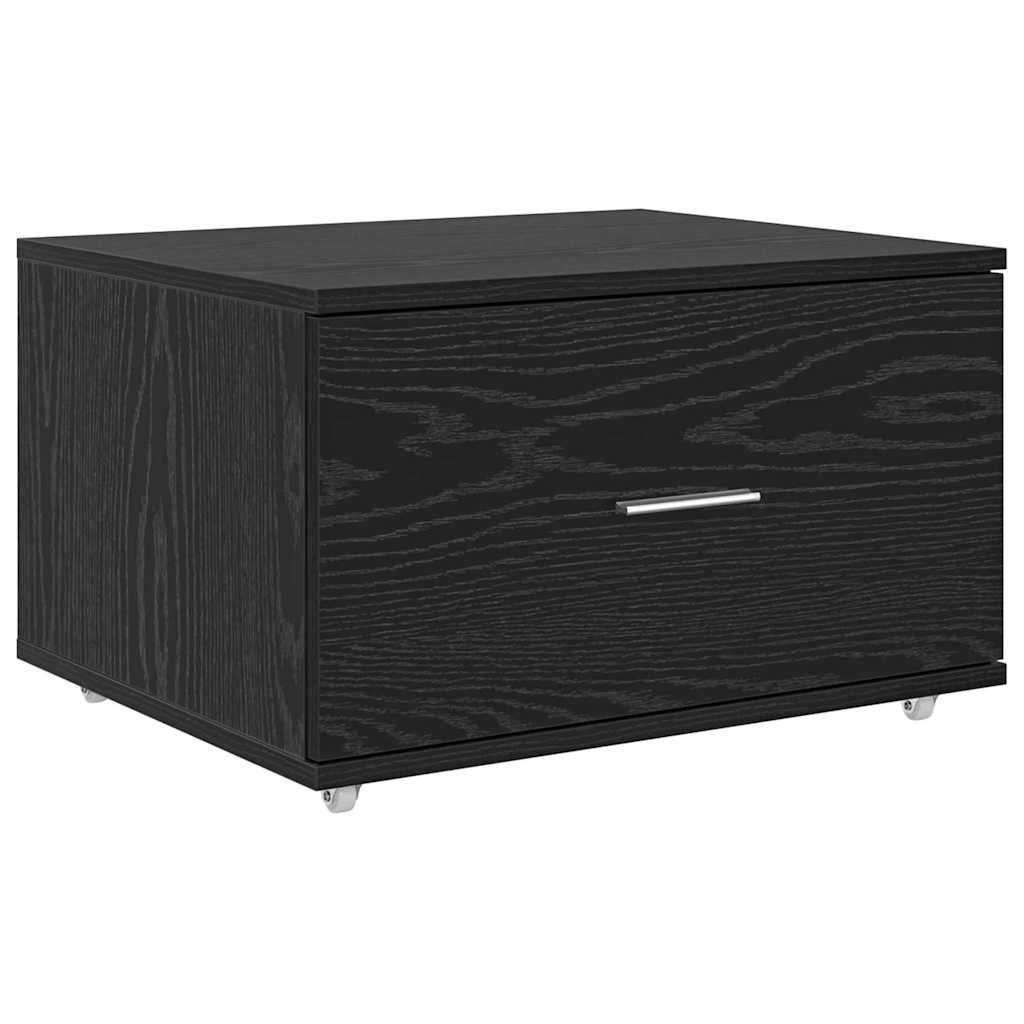 vidaXL Fächerschrank Schubladenschrank Schwarz 55 x 45 x 33,5 cm Holzwerkst günstig online kaufen
