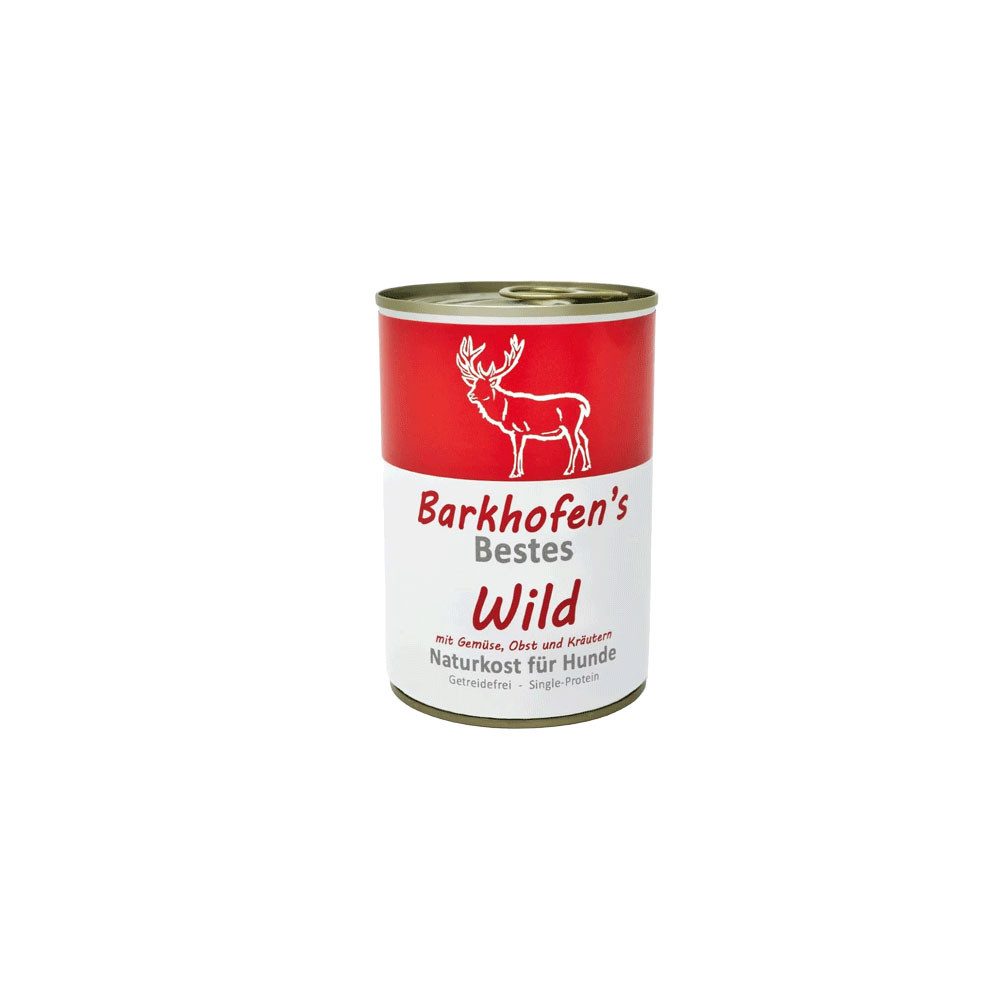 Barkhofen Tiernahrung Bestes Wild, Nassfutter für: Hunde