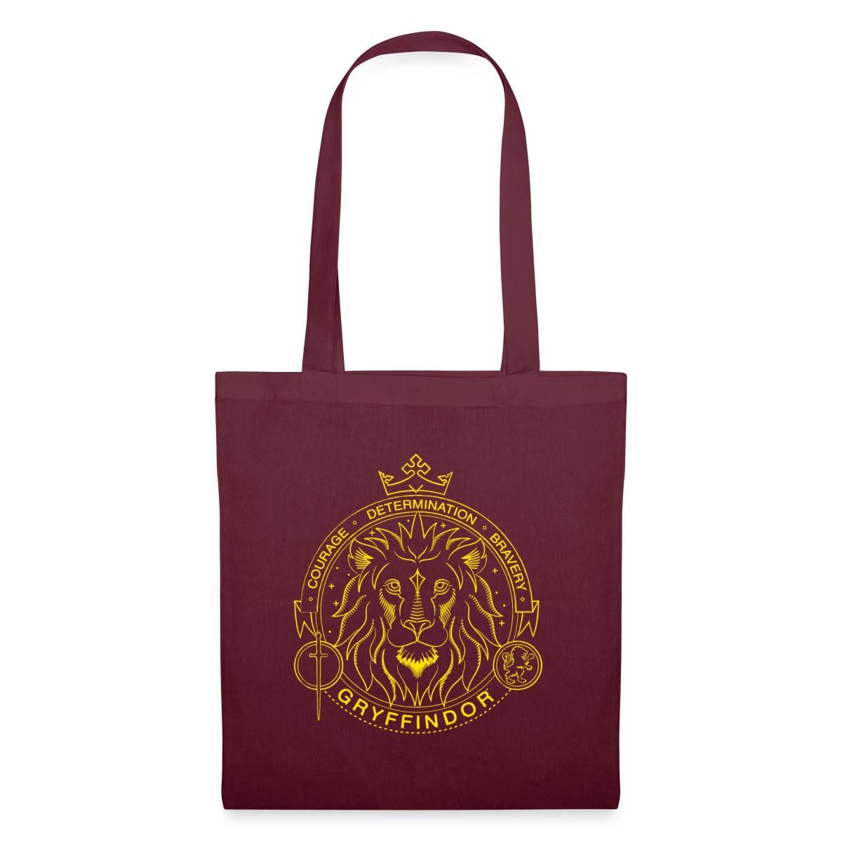 Spreadshirt Henkeltasche Harry Potter Gryffindor Wappen Löwe Stoffbeutel (1-tlg)