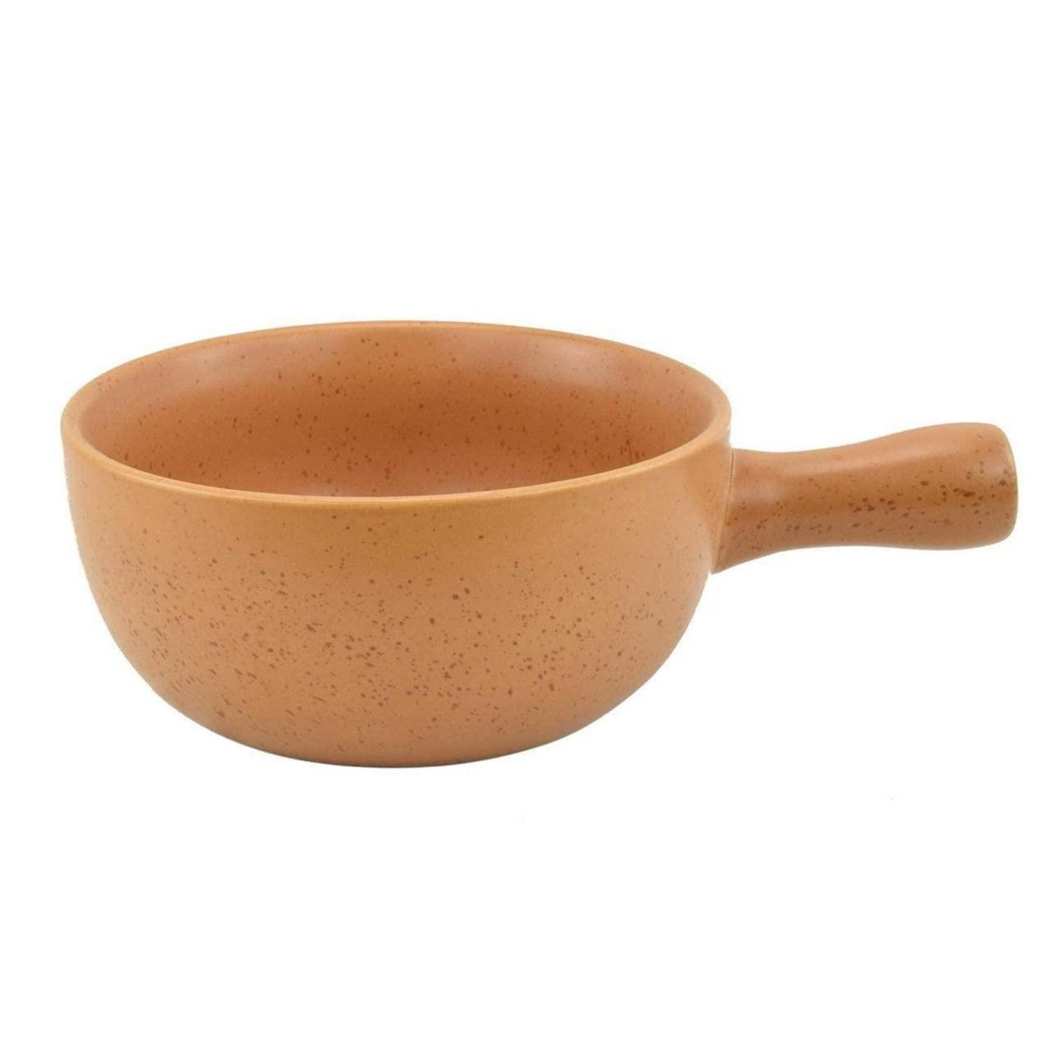 LuxusKollektion Fonduegabel Käsefondue-Pfanne Keramik, 22,5cm