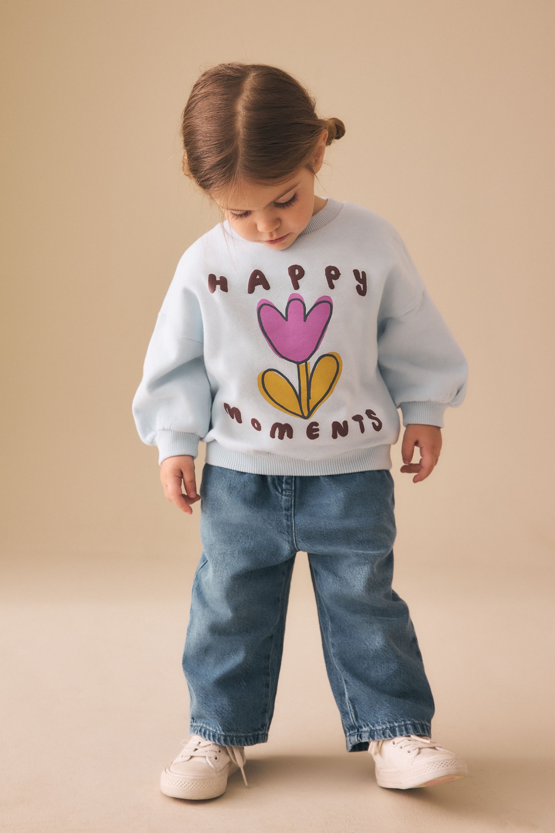 Next Sweatshirt Sweatshirt mit Rundhalsausschnitt (1-tlg)