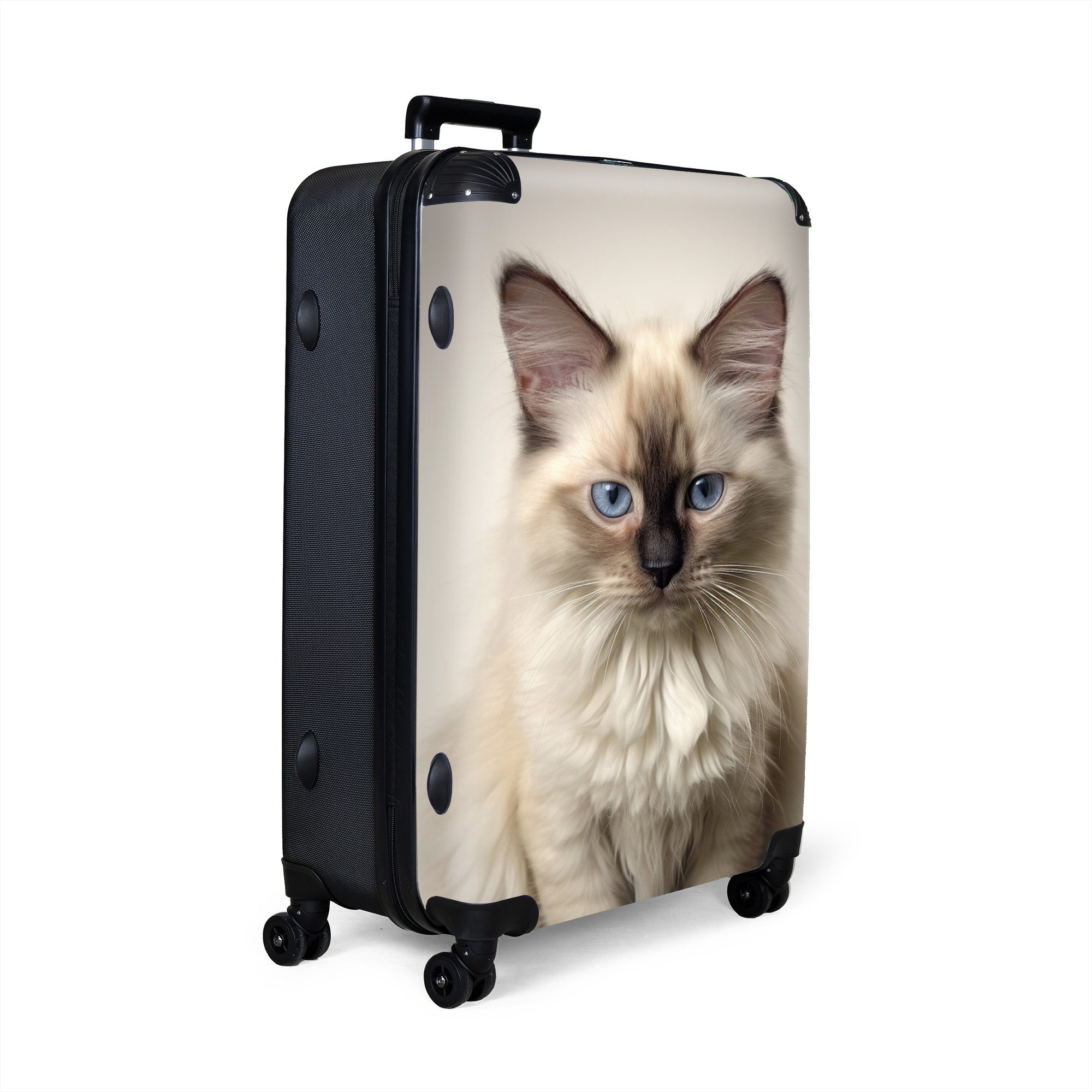 NoBoringSuitcases.com© Hartschalen-Trolley Katze - Tiere - günstig online kaufen