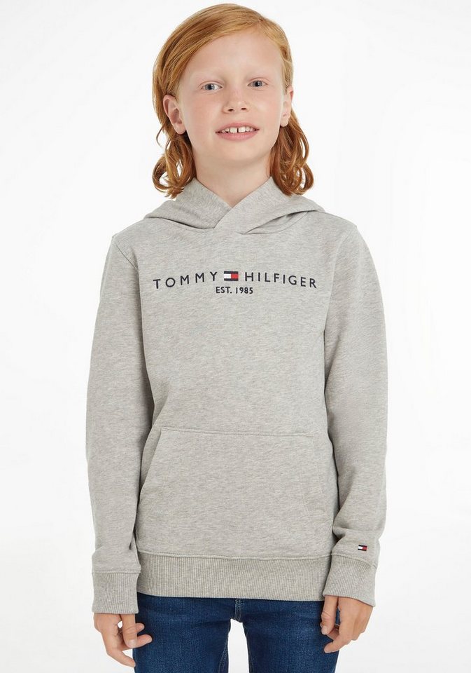Tommy Hilfiger Kapuzensweatshirt ESSENTIAL HOODIE für Jungen und Mädchen,  Sweatshirt von TOMMY HILFIGER für Jungen und Mädchen