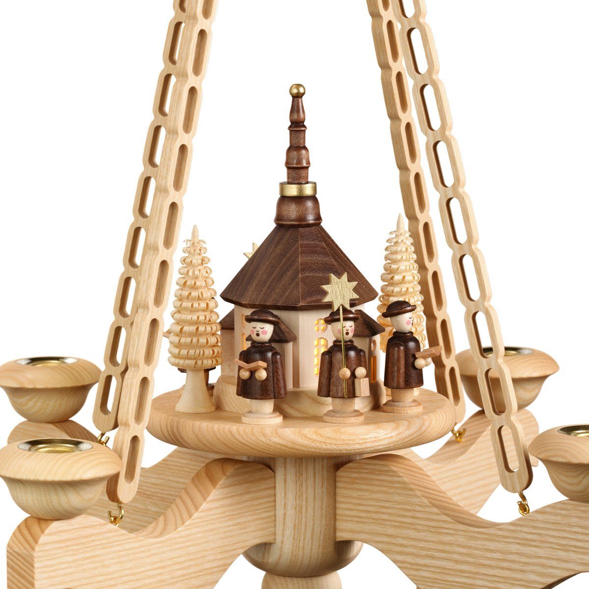 Volkskunstwerkstatt Unger Weihnachtspyramide Deckenpyramide 65cm,Seiffener günstig online kaufen