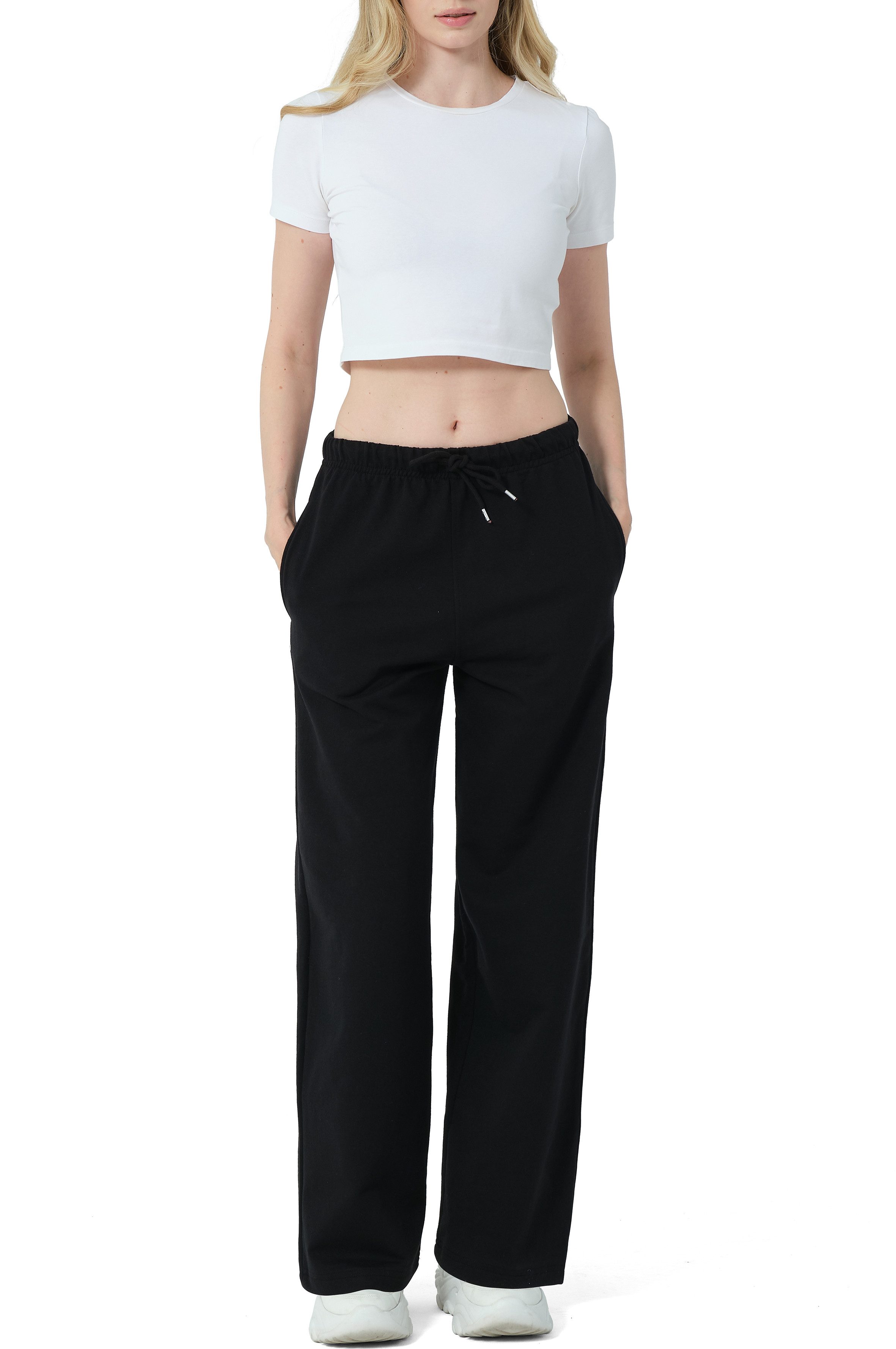 R-CAMP Jogginghose Jogginghose Damen Lang Weite günstig online kaufen