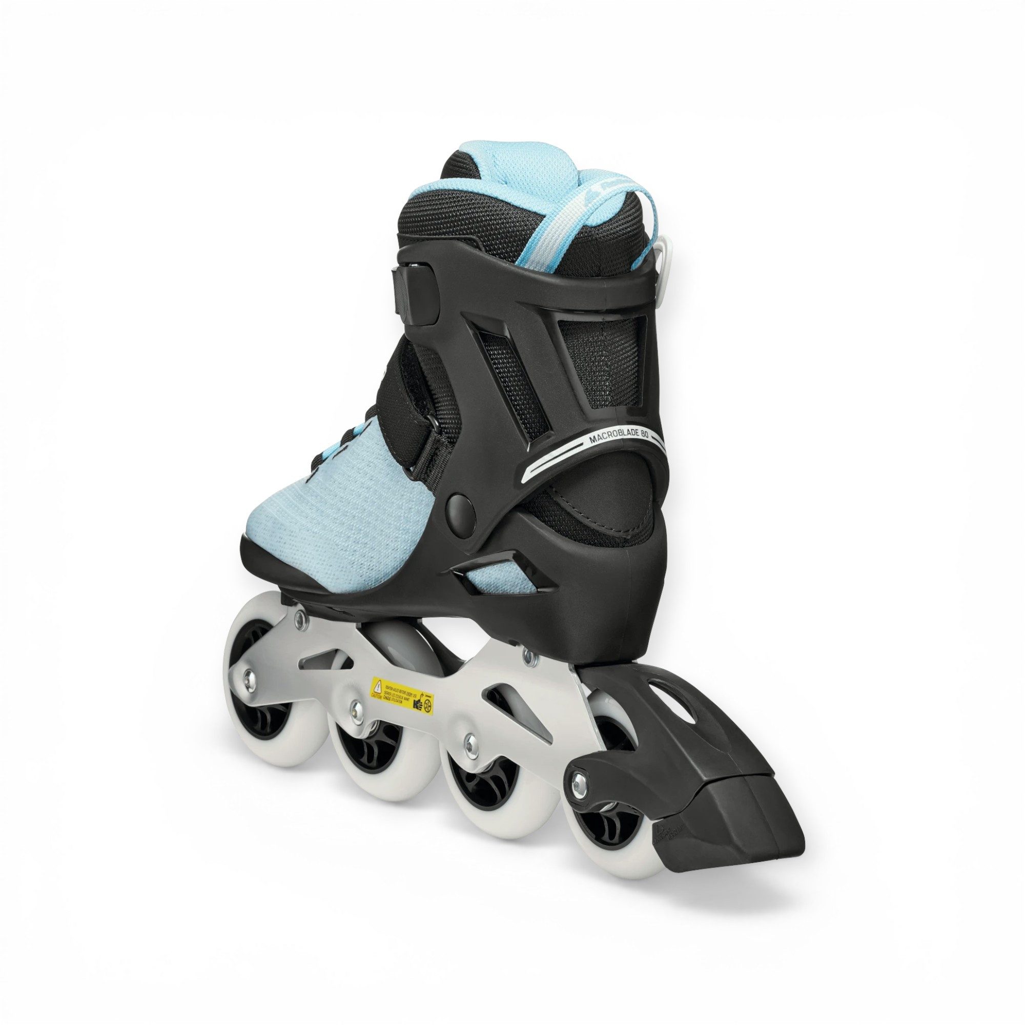ROLLERBLADE Inlineskates Macroblade 80 (Rollen: 80mm/82A, Kugellager: SG5) hellblau/schwarz