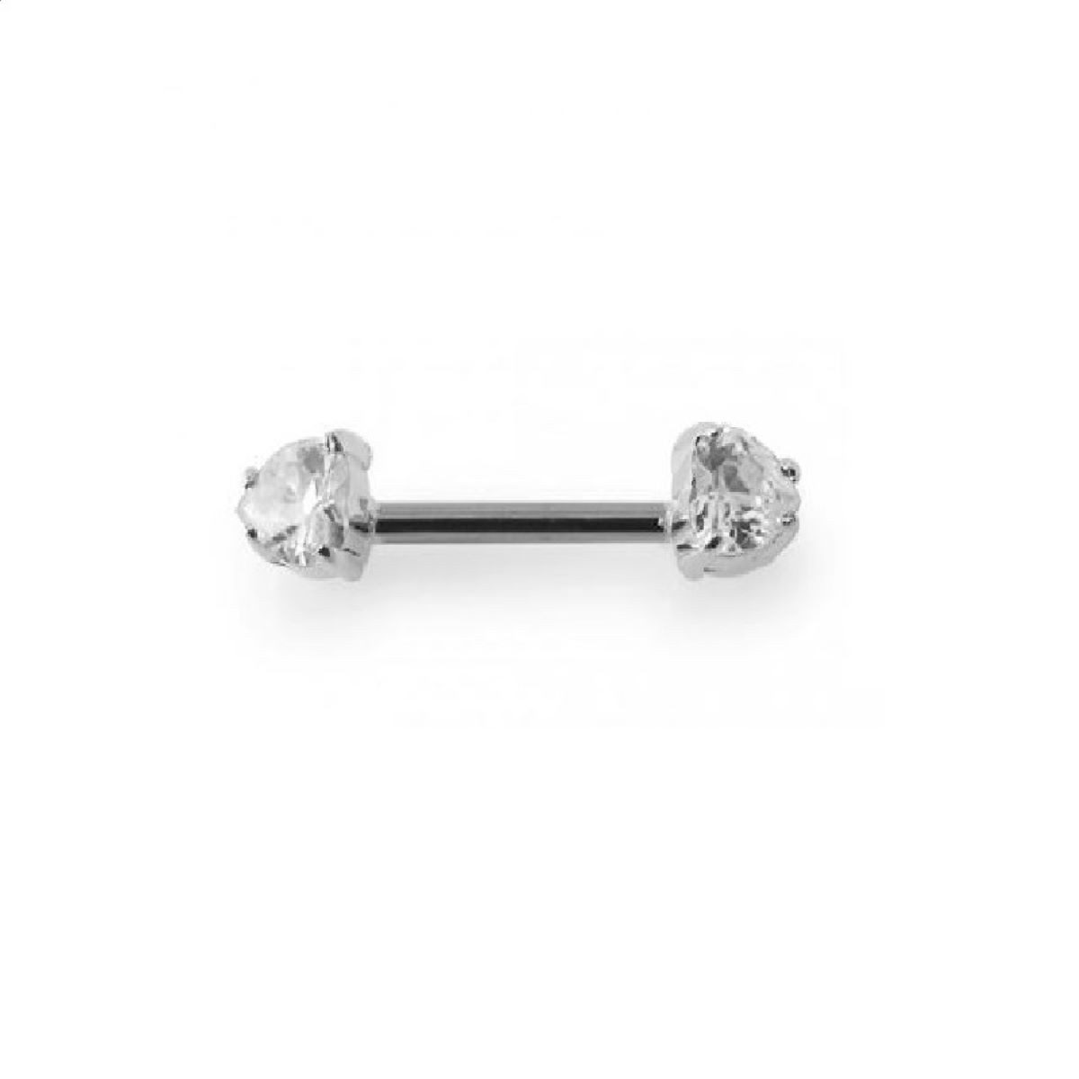 Kingka Brustwarzenpiercing Herz, 925er Silber, Chirurgirstahl, Zirkonia weiss oder light rose, Zu Shirt, Hoodie, Jeans, Sneaker! Büro, Urlaub, Party, Geschenkidee