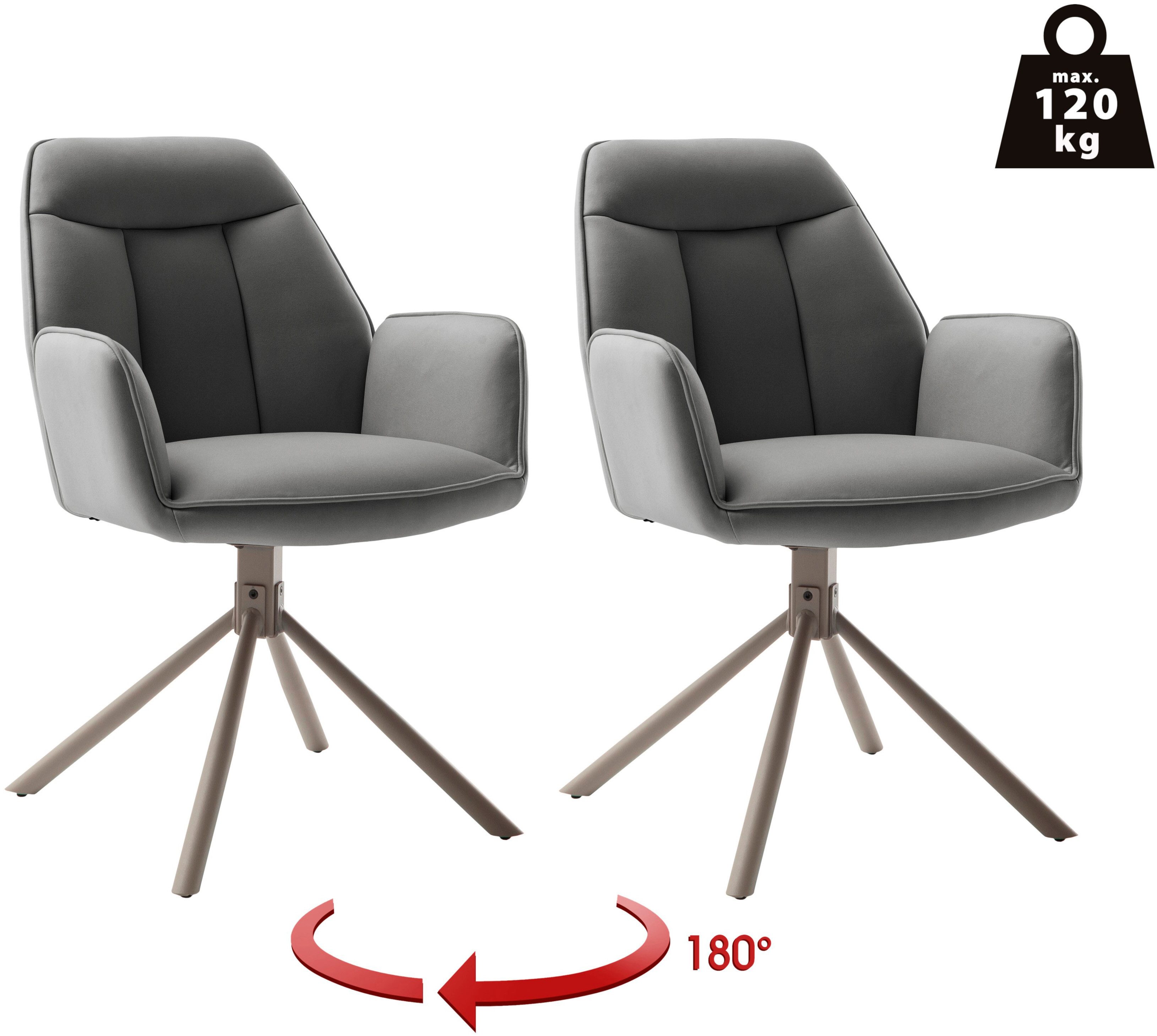 MCA furniture Armlehnstuhl RAFAELA Esszimmerstuhl (2er günstig online kaufen