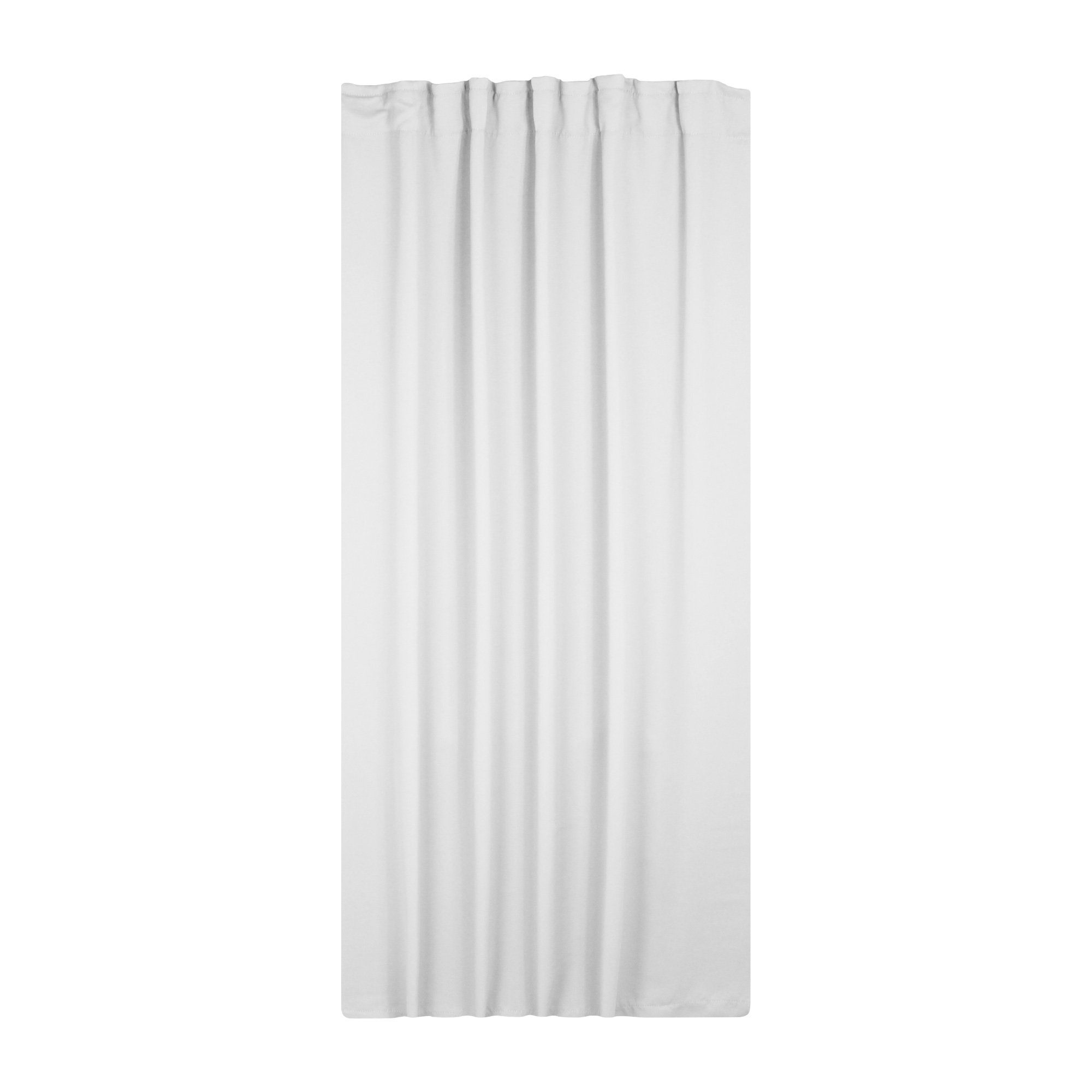 Verdunkelungsvorhang Verdunklungsgardine Blackout Kräuselband Vorhang blickdicht 135 x 245, Haus und Deko, Kräuselband (1 St), abdunkelnd, Polyester