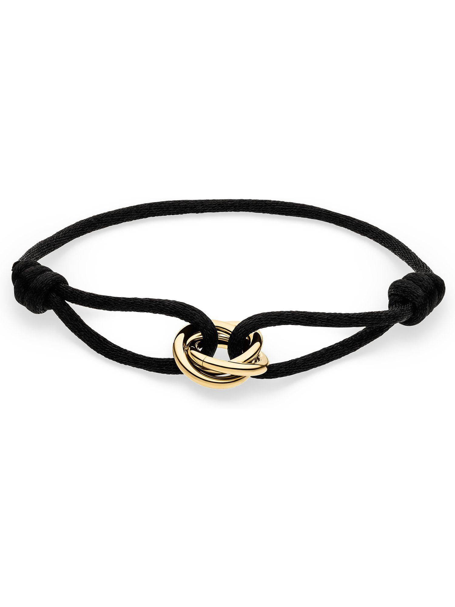 Armband S.Oliver Damen-Armband Edelstahl, Textil
