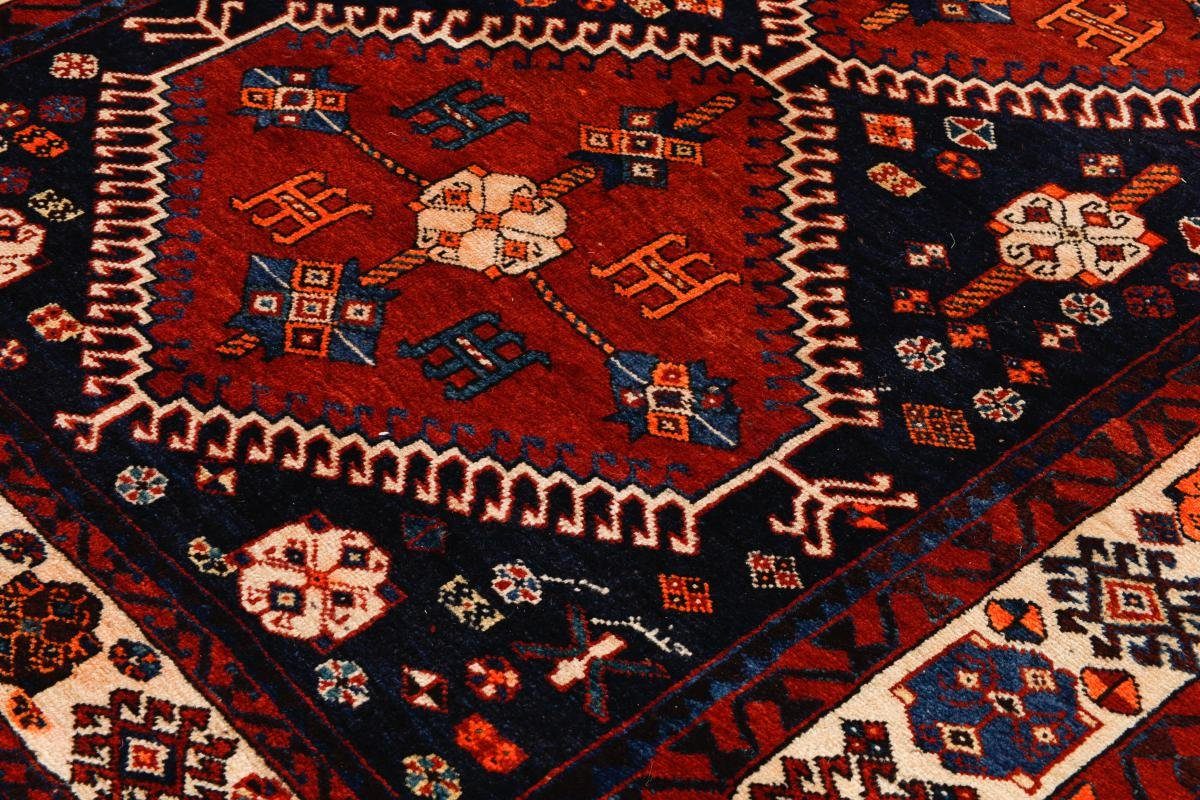 Orientteppich Shiraz Alt 144x291 Handgeknüpfter Trading, Höhe: / Perserteppich, Orientteppich rechteckig, 10 mm Nain