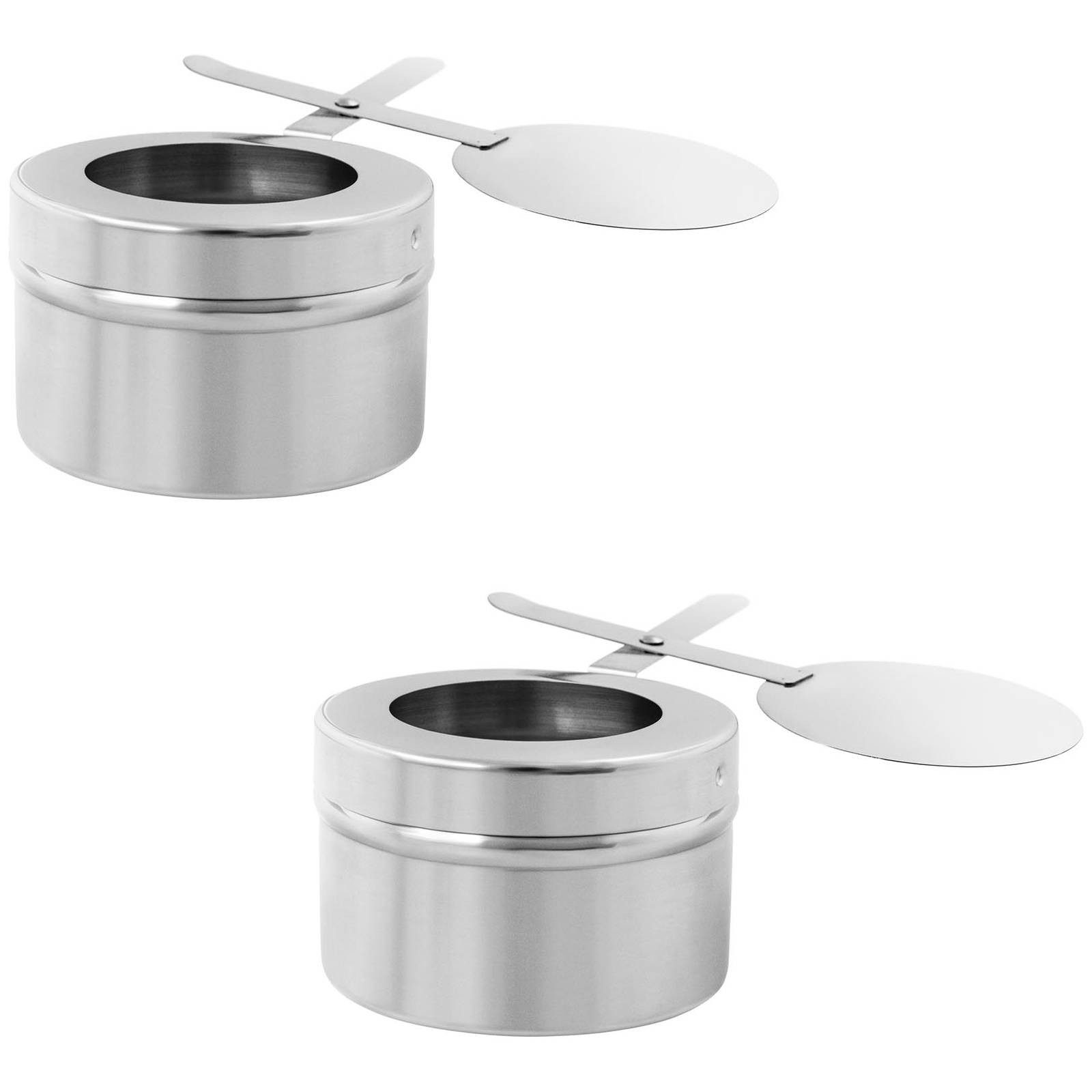 Royal Catering Speisenwärmer Chafing Dish GN 1/1 Warmhaltebehälter 9L Wasserbad 2 Brennstoffzellen – Bild 4 von 5