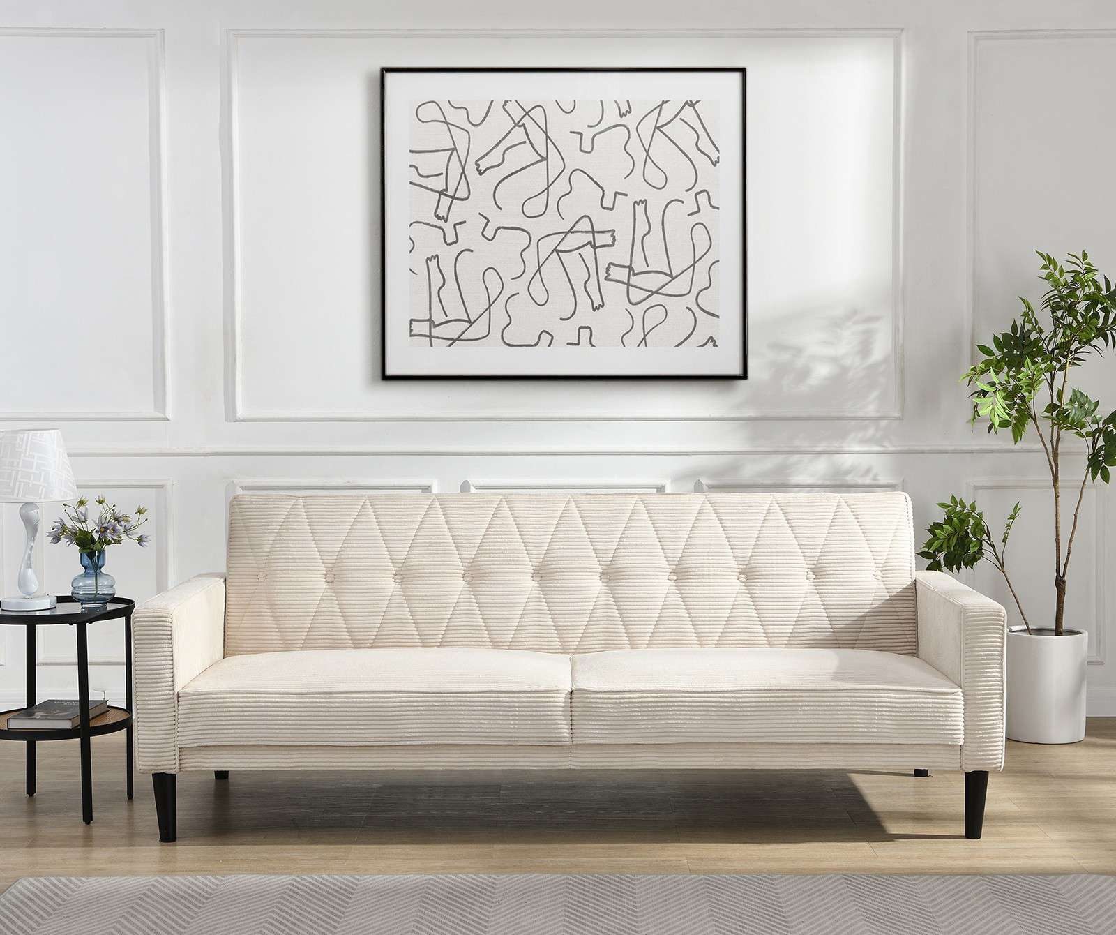 Dorel Home 3-Sitzer Avon, Schlafsofa 213cm, günstig online kaufen