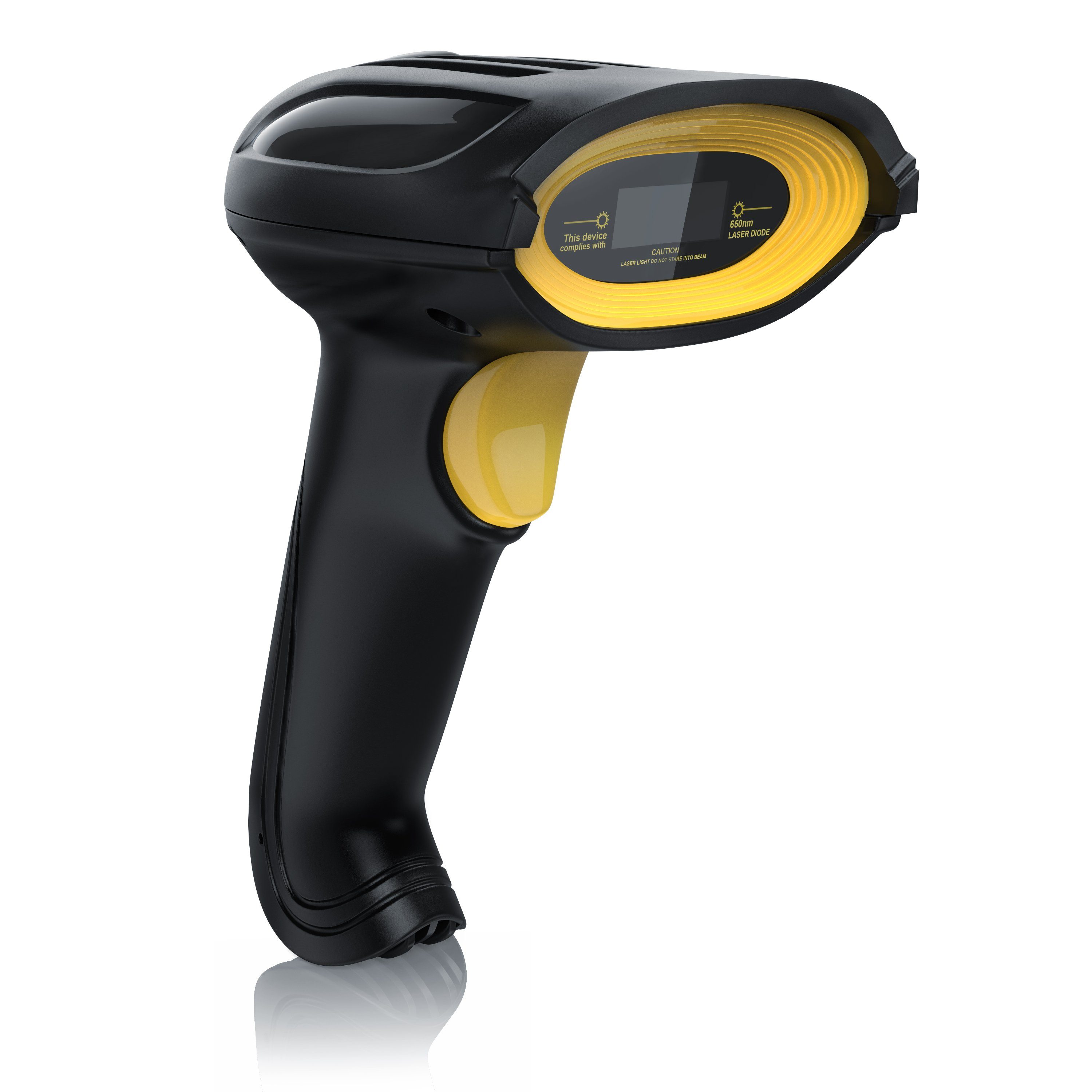 Aplic Handscanner, (USB Laser Barcode-Scanner, 6 Scan-Modi, Tragbar / Bi-direktional)