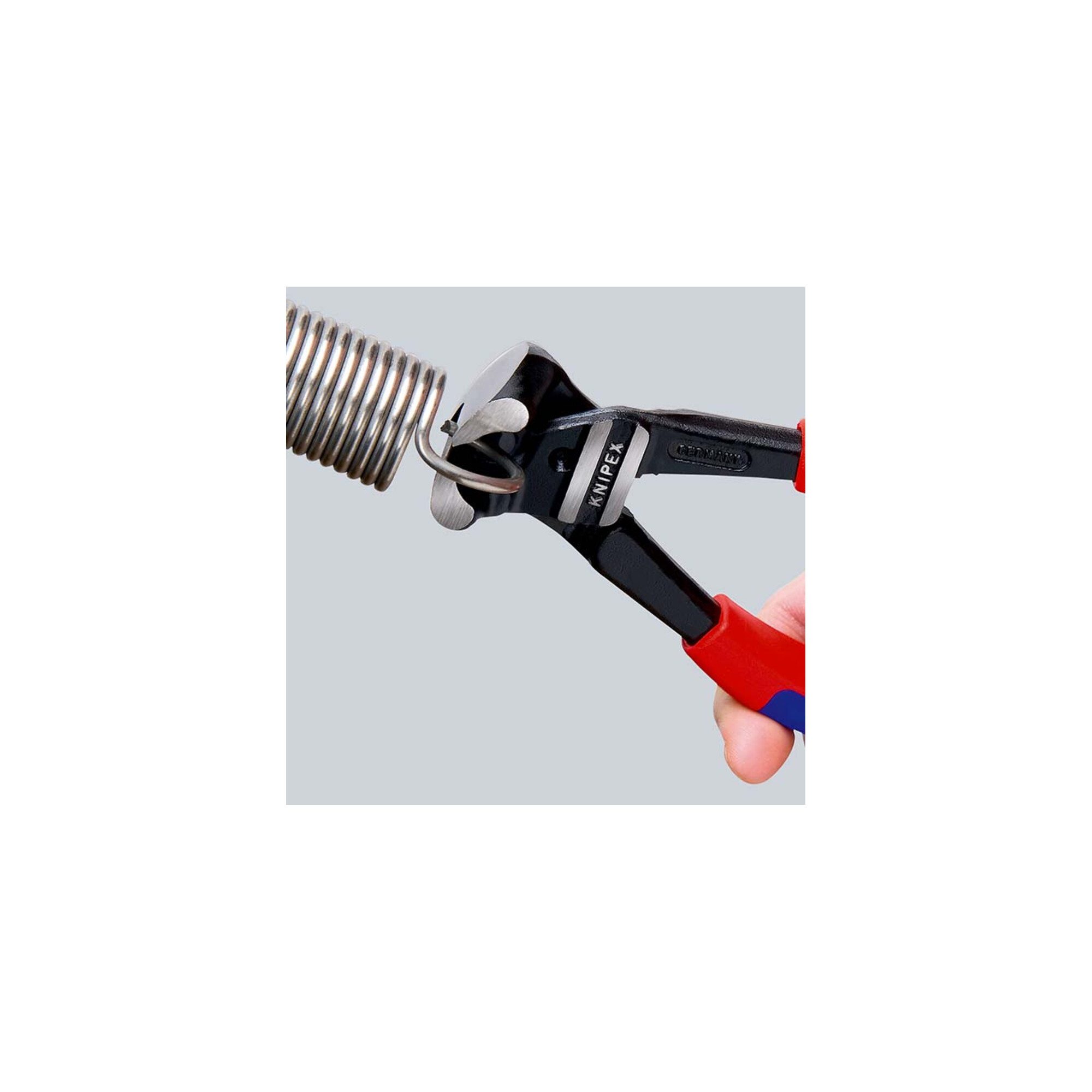 Knipex Cuttermesser KNIPEX 61 02 200 Bolzen-Vornschneider hochübersetzt mit Kunststoff übe