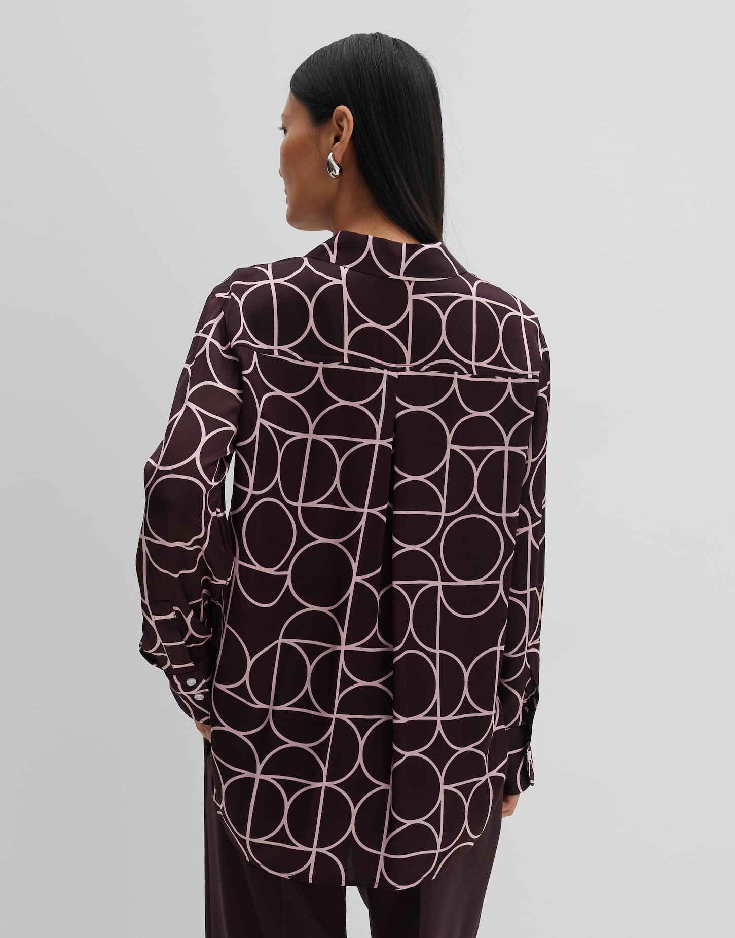 someday Langarmbluse Printbluse ZELINE Loose aus Ecovero Viskose