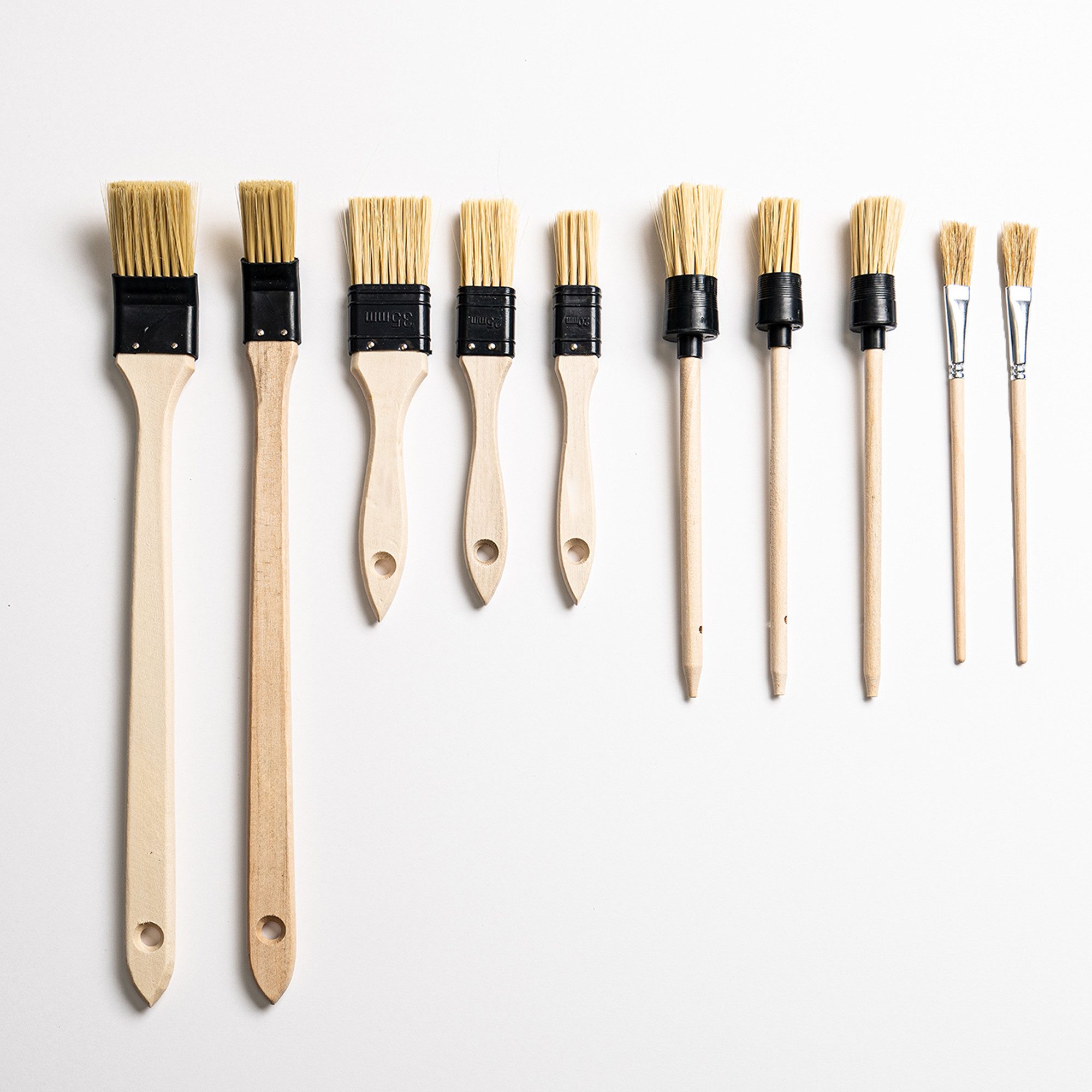 Veluxis Renovierungsset Veluxis®Pinsel-Set 10-teilig–Malerpinsel aus FSC-Holz mit Kunstborsten, Profi Malerzubehör für präzises & sauberes Streichen