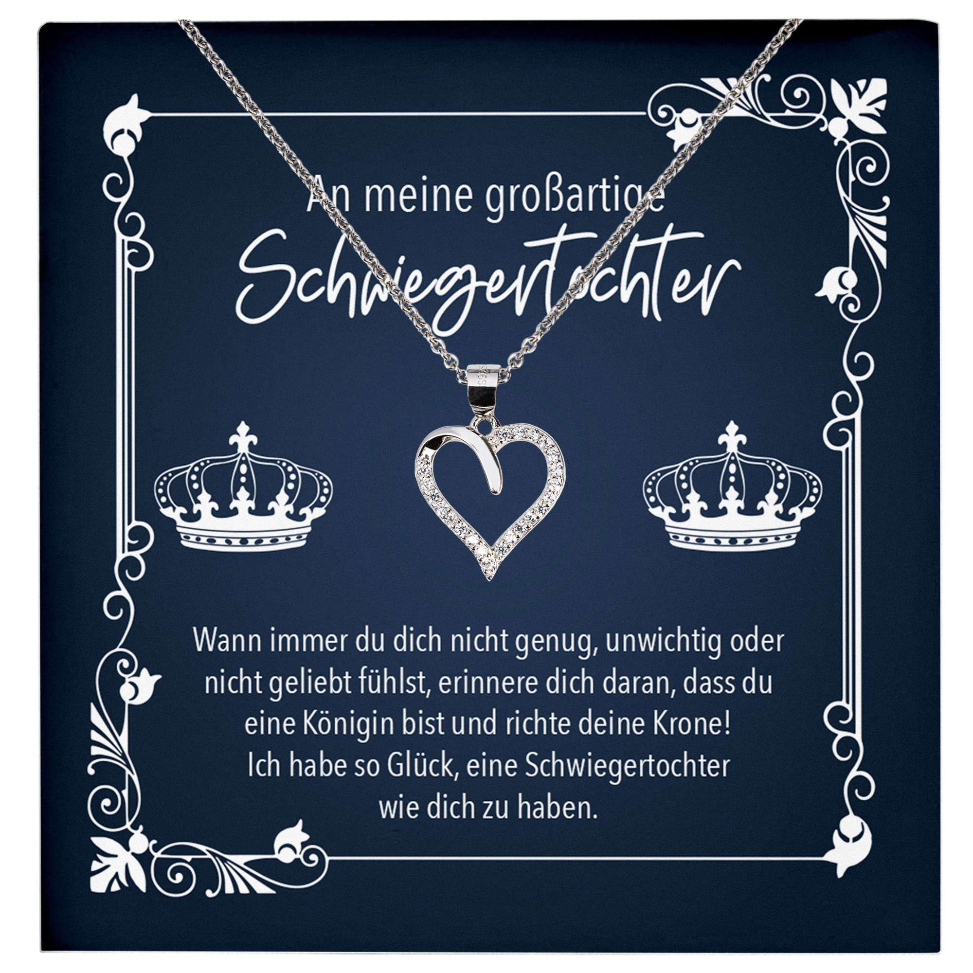 22Feels Schmuckset Schwiegertochter Geschenk Hochzeit Geburtstag Frauen