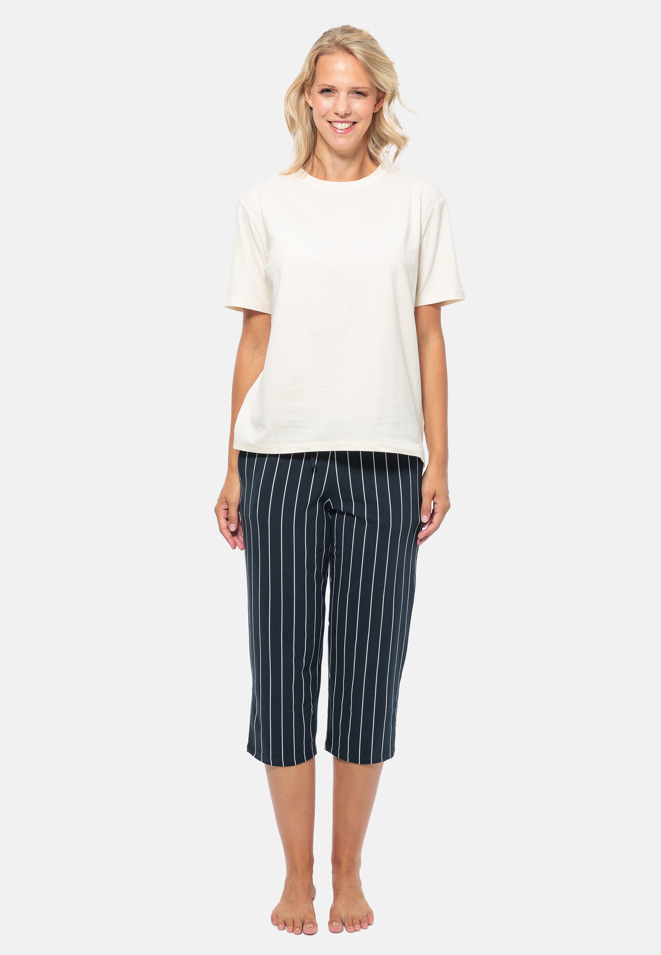 Schiesser Pyjama Organic Cotton (Set, 2 günstig online kaufen