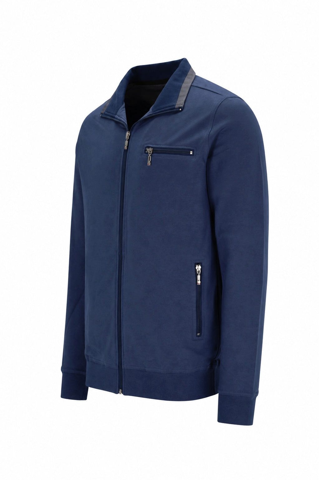 Hajo Sweatjacke Basic-Sweatjacke mit Elasthan