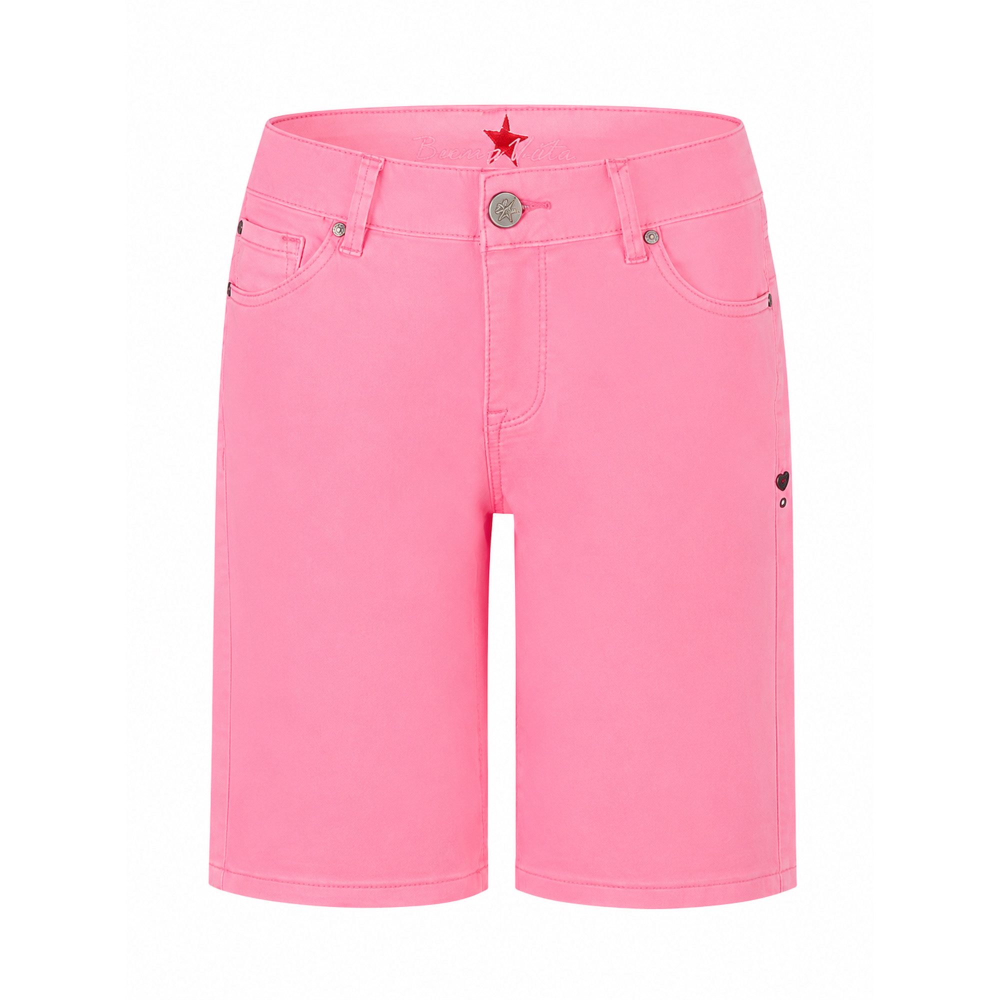 Shorts Italy-Short stretch twill - neon pink