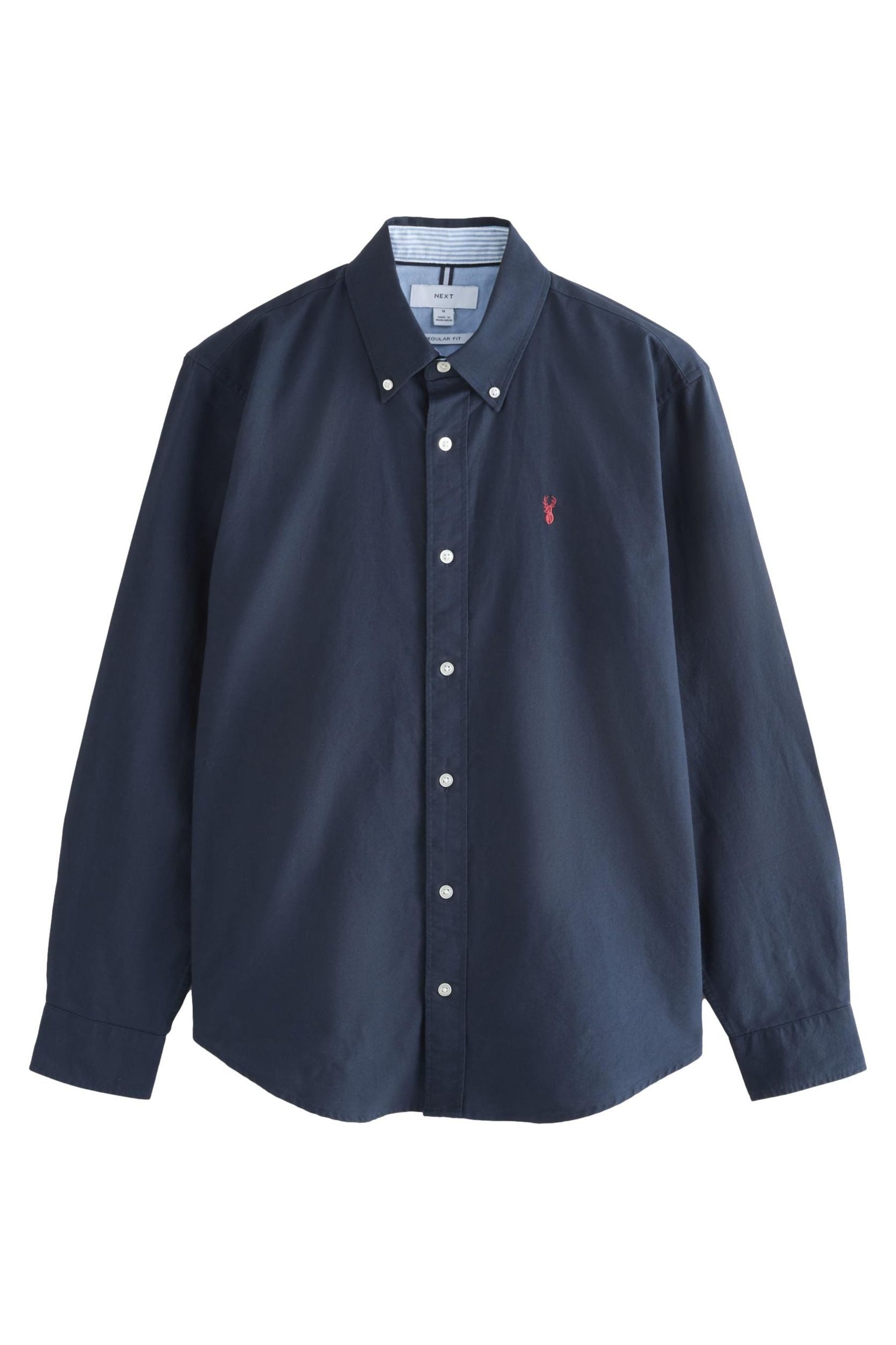 Next Langarmhemd Regular Fit Oxford-Langarmhemd (1-tlg) günstig online kaufen