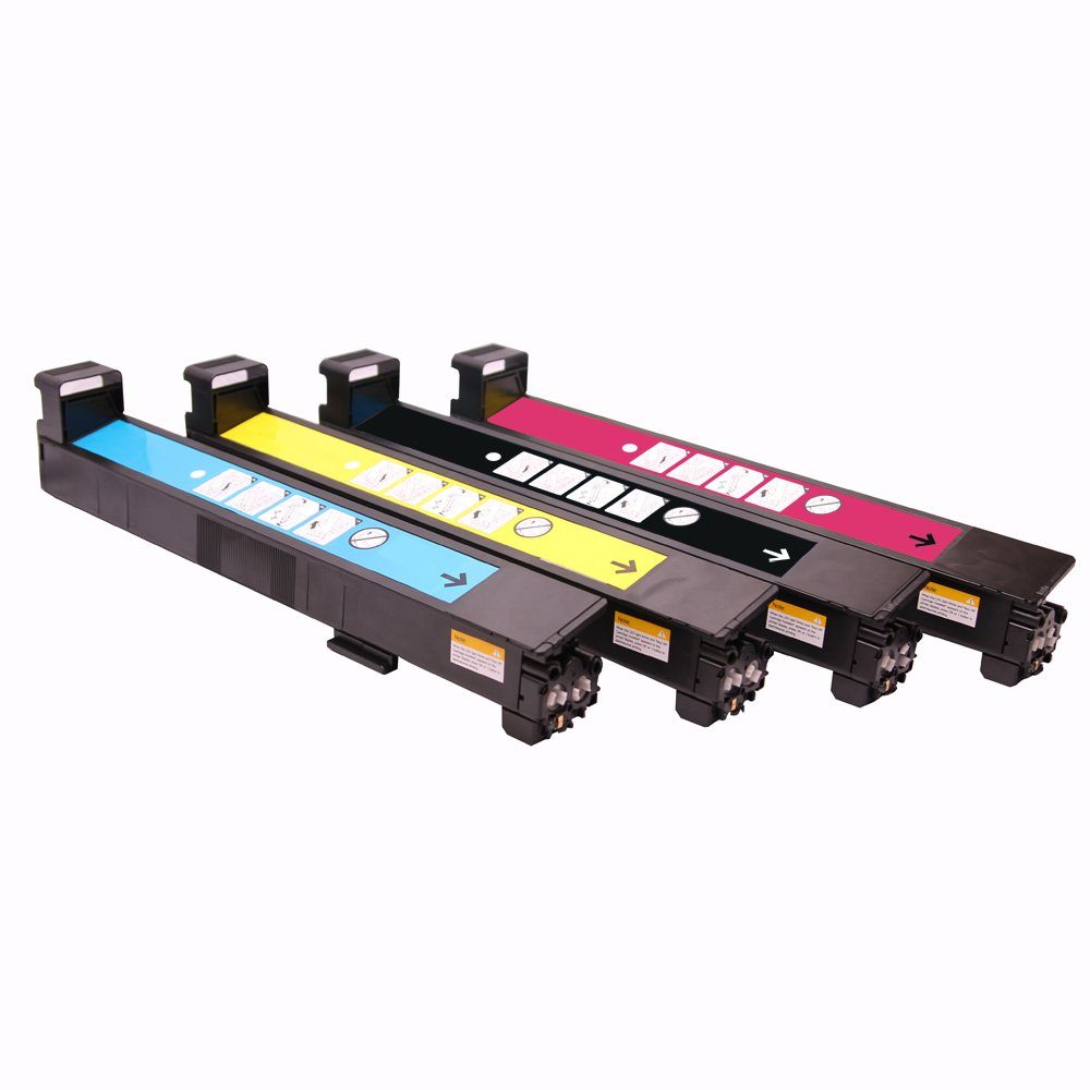 ABC Tonerkartusche, Kompatibles Set 4x Toner für HP Color LaserJet CP6015 CP6015DE