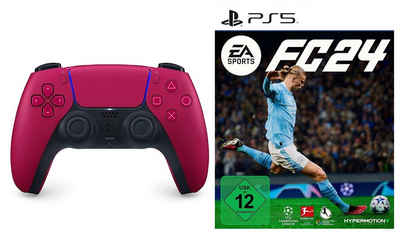 Playstation PS5 Controller + FC 24 (FIFA 24) Bundle DualSense Wireless-Controller (Set)