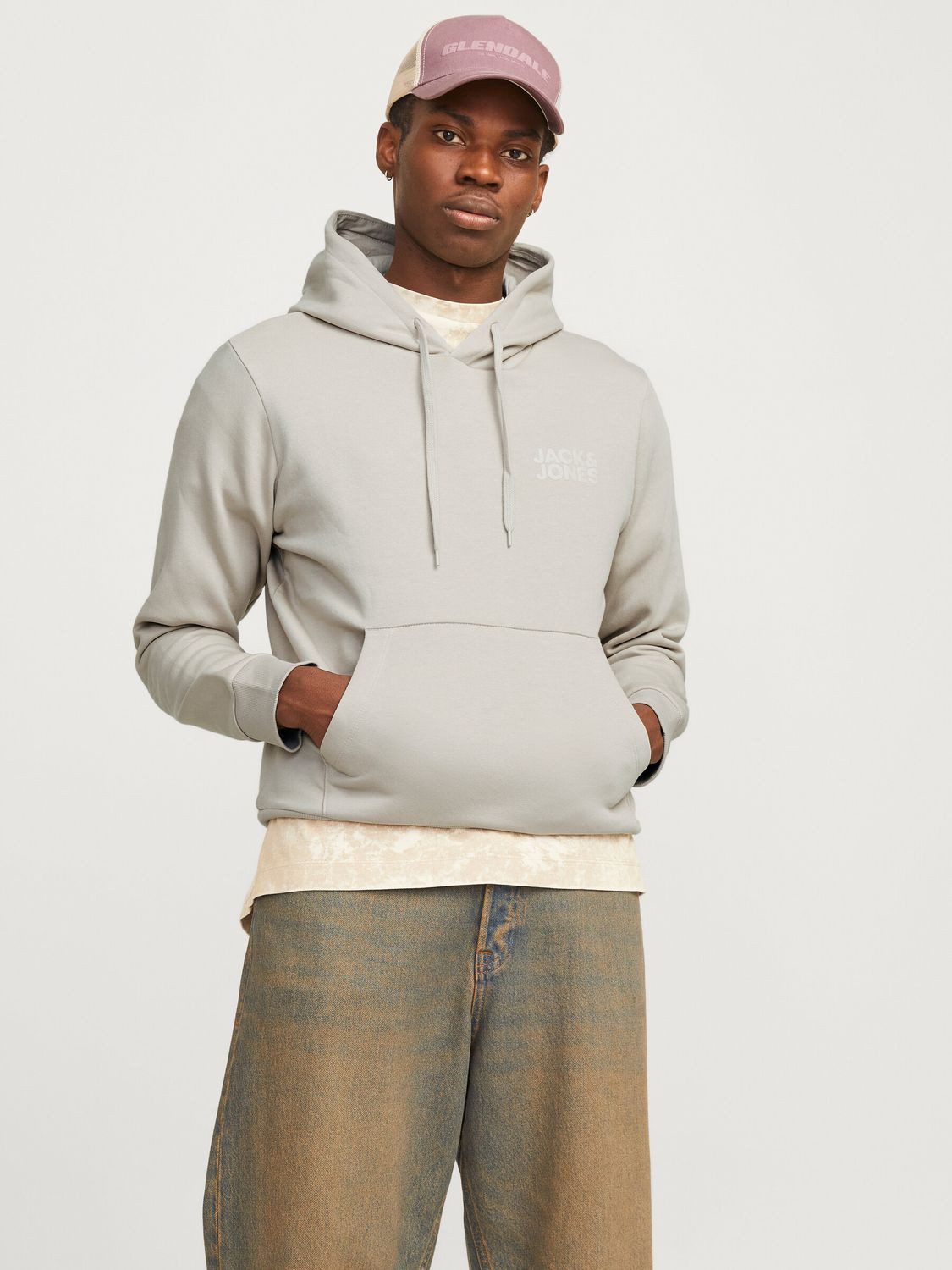 Jack & Jones Hoodie CORP (1-tlg) mit Kapuze im modernen Look günstig online kaufen