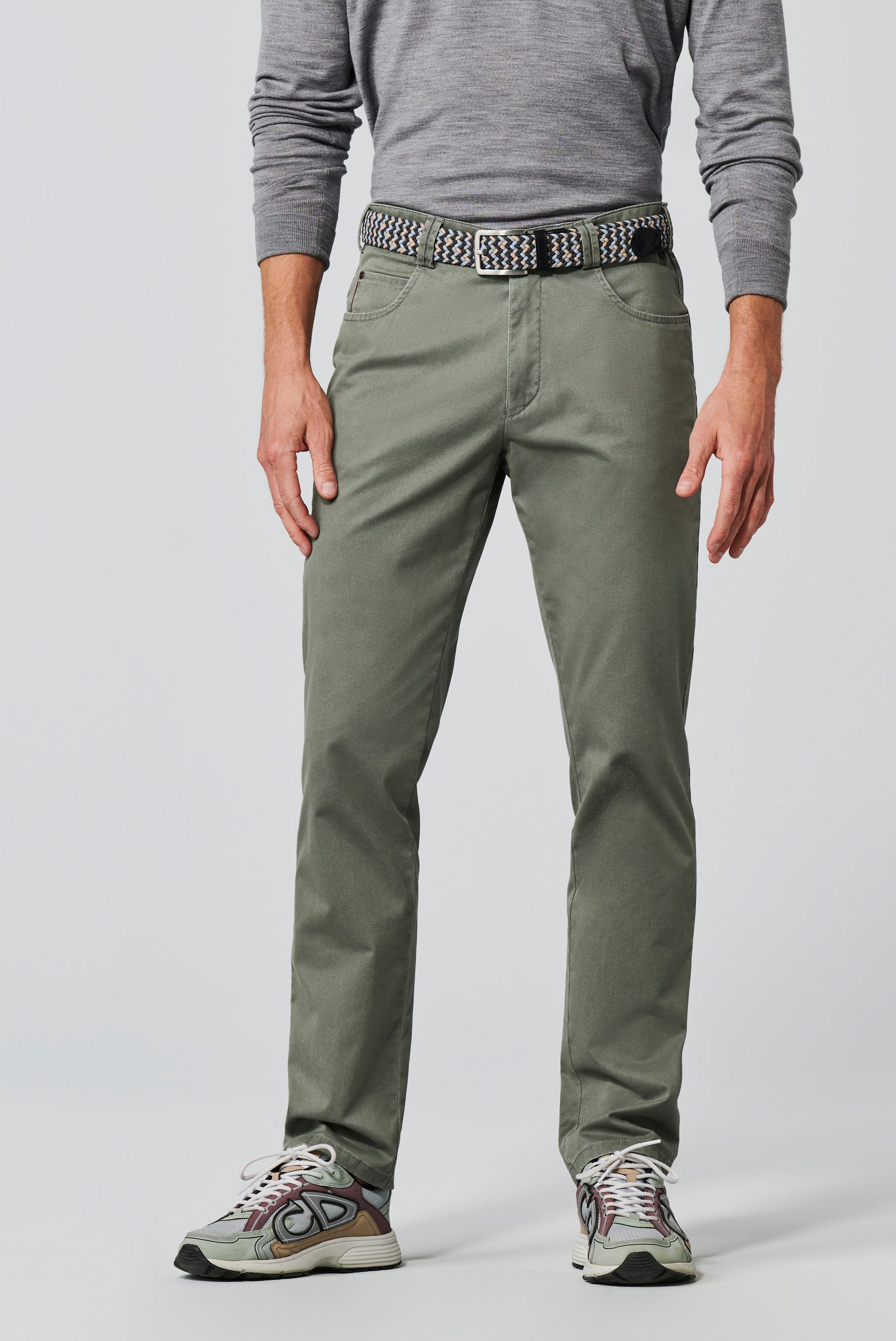 5-Pocket-Jeans MEYER DIEGO oliv 1-5054-25