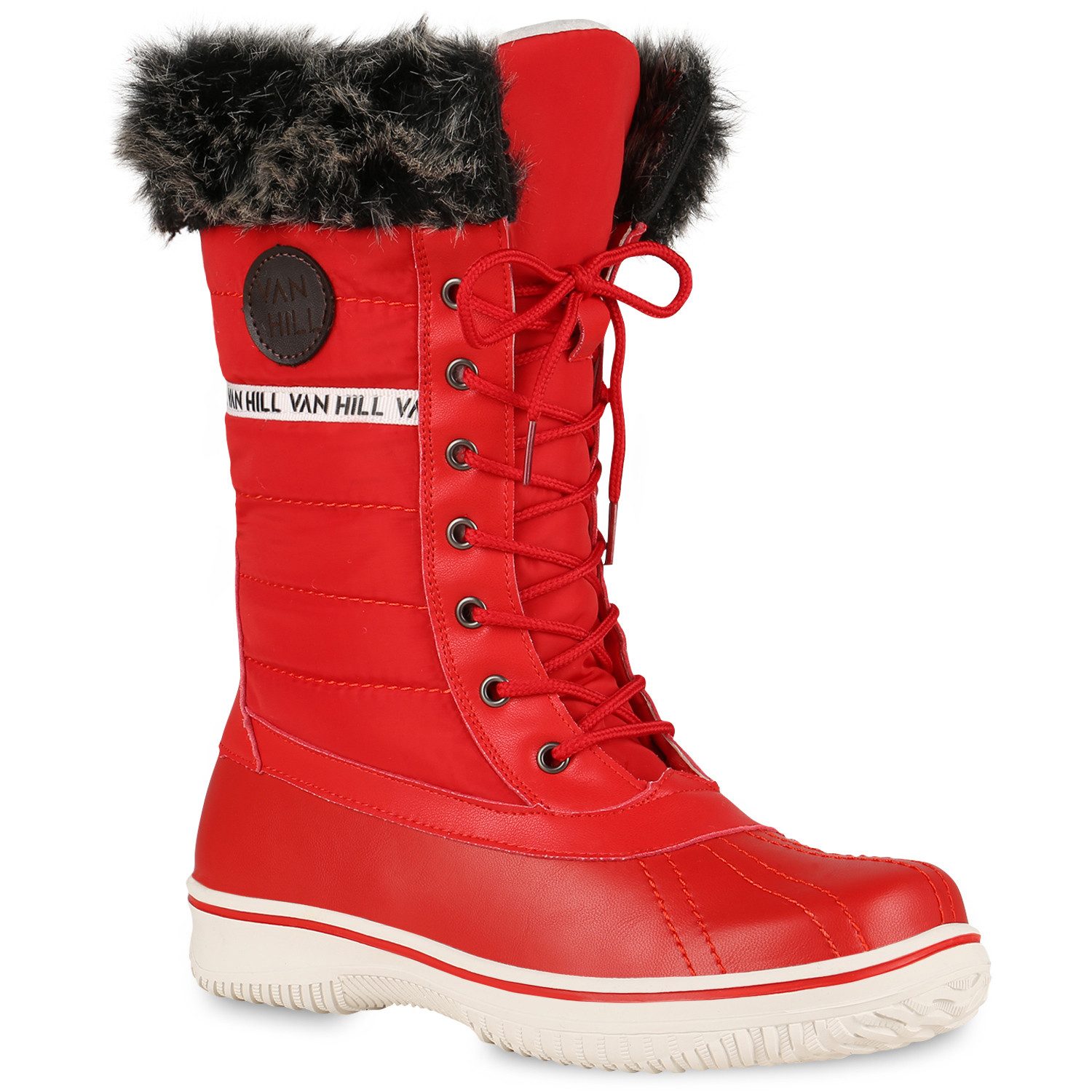 VAN HILL 838030 Winterstiefel Damen Winterstiefel Savannah mit Warmfutter und Profilsohle