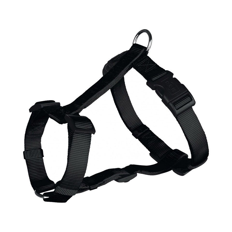 Hunde-Geschirr Classic H-Geschirr schwarz