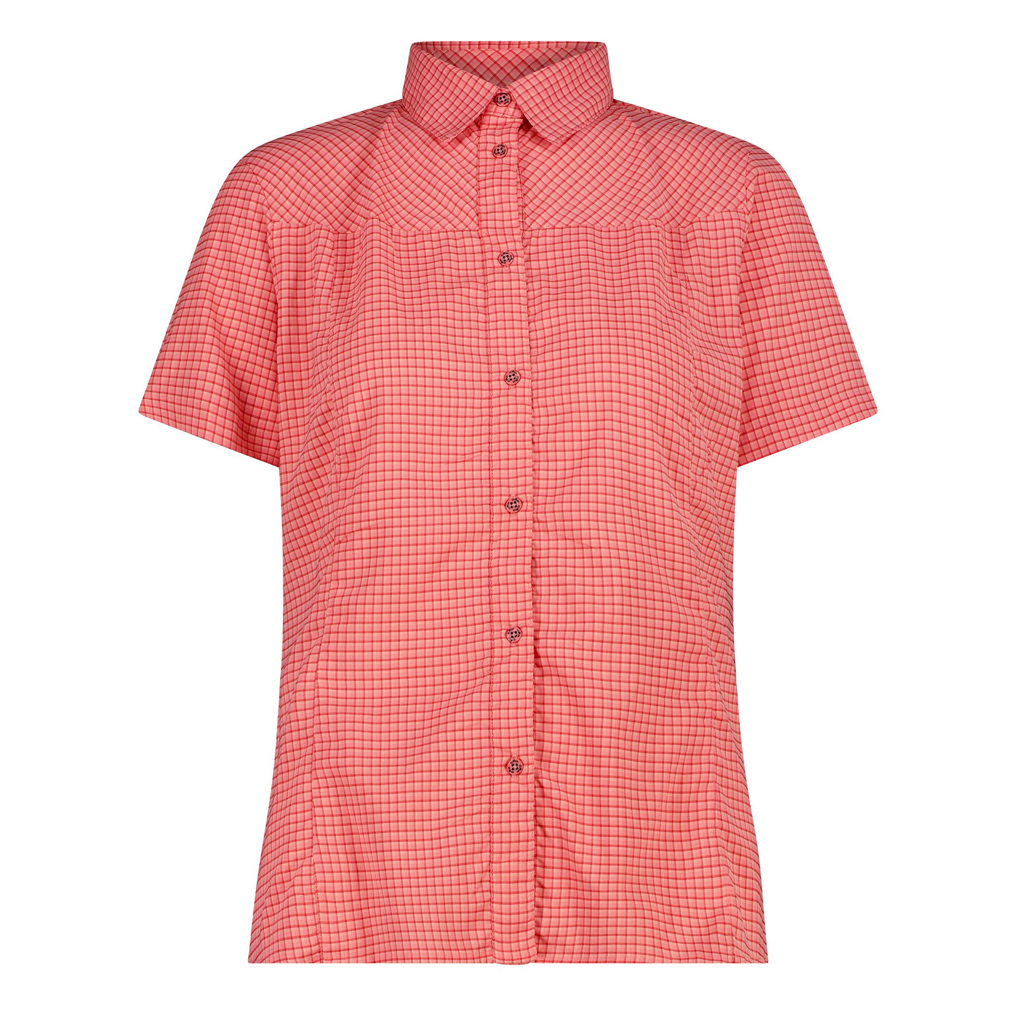 CMP Outdoorbluse Tech Shirt Button-Up mit Markendetails